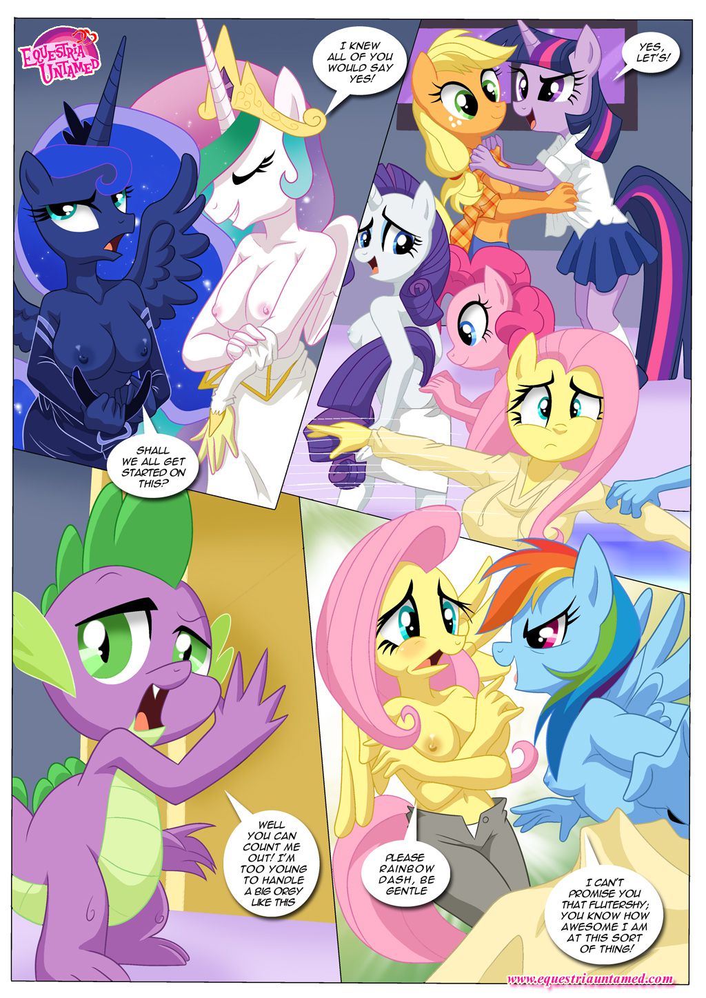 The Next Level of Friendship (My Little Pony: Friendship is Magic) [Palcomix] - Chapter 1 — Page 7