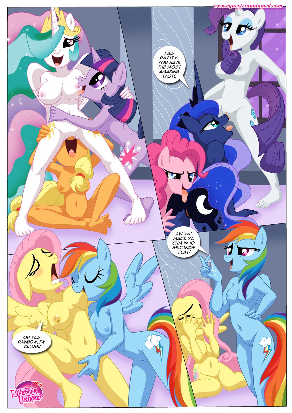 The Next Level of Friendship (My Little Pony: Friendship is Magic) [Palcomix] - Chapter 1 — Page 8