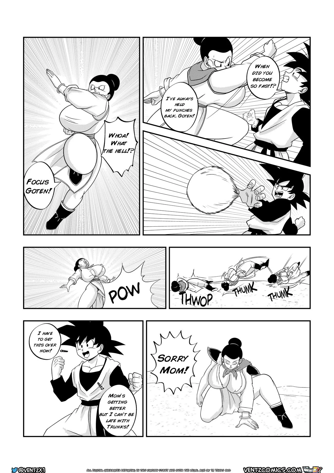 Super Dragon Ball: Eros – Chichi’s Special Training (Dragon Ball Z) [Ventz Comics] - Chapter 1 — Page 5