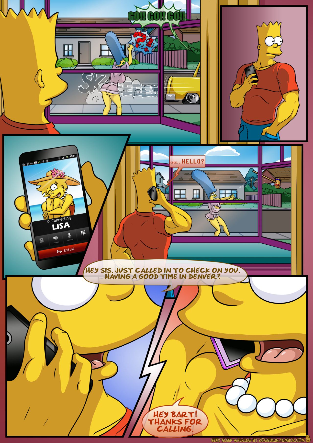 Sexy Sleep Walking (The Simpsons) [KogeiKun] - Chapter 1 — Page 9