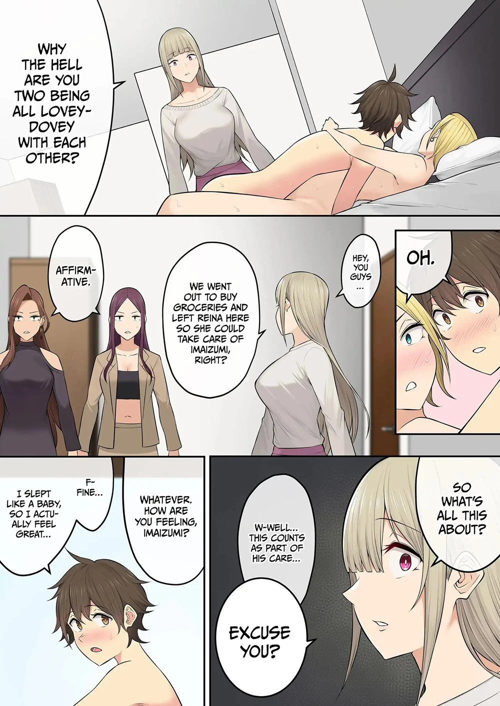 Imaizumi Brings All The Gyarus To His House [Nori5rou] - Chapter 5 — Page 59