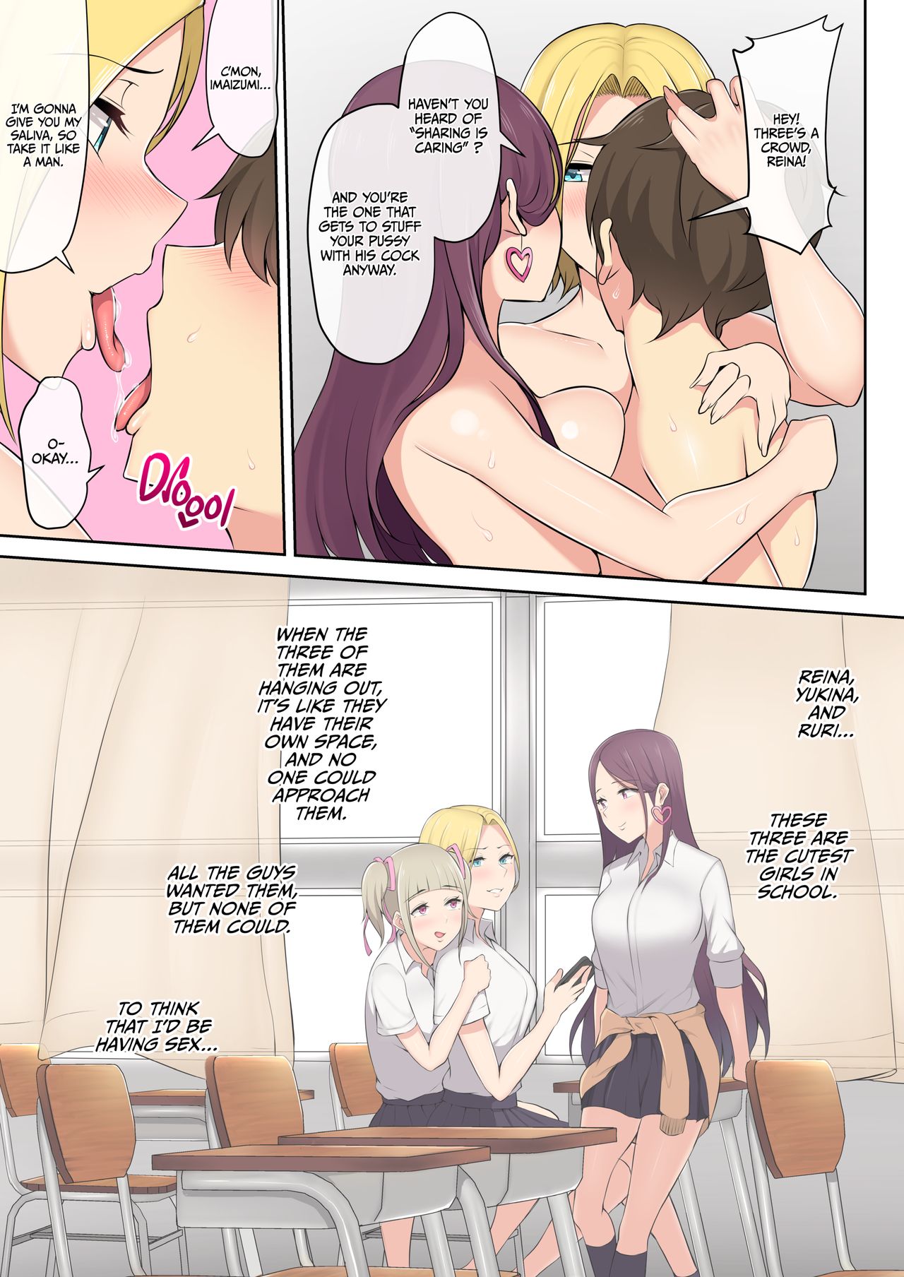 Imaizumi Brings All The Gyarus To His House [Nori5rou] - Chapter 1 — Page 36