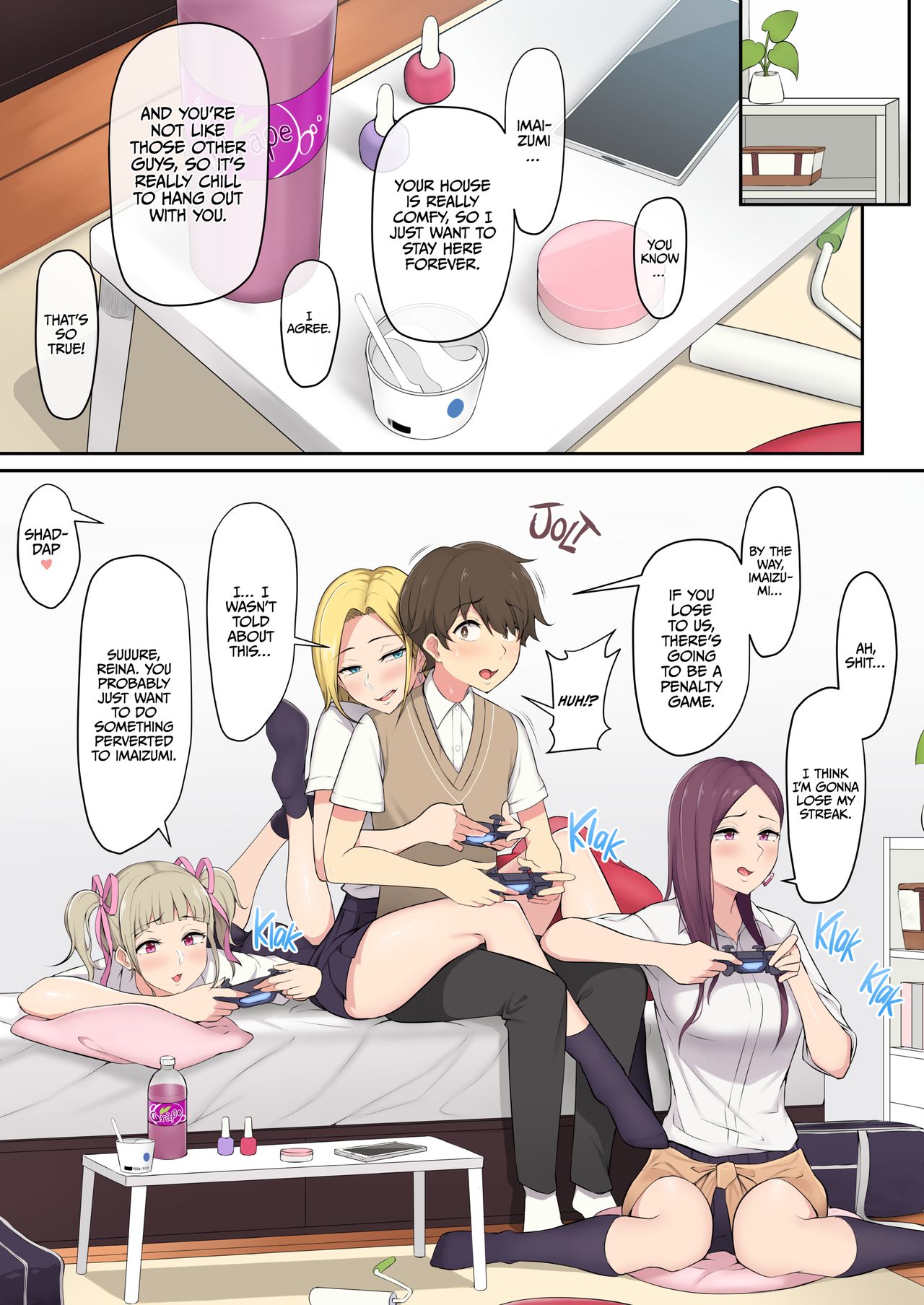 Imaizumi Brings All The Gyarus To His House [Nori5rou] - Chapter 1 — Page 5