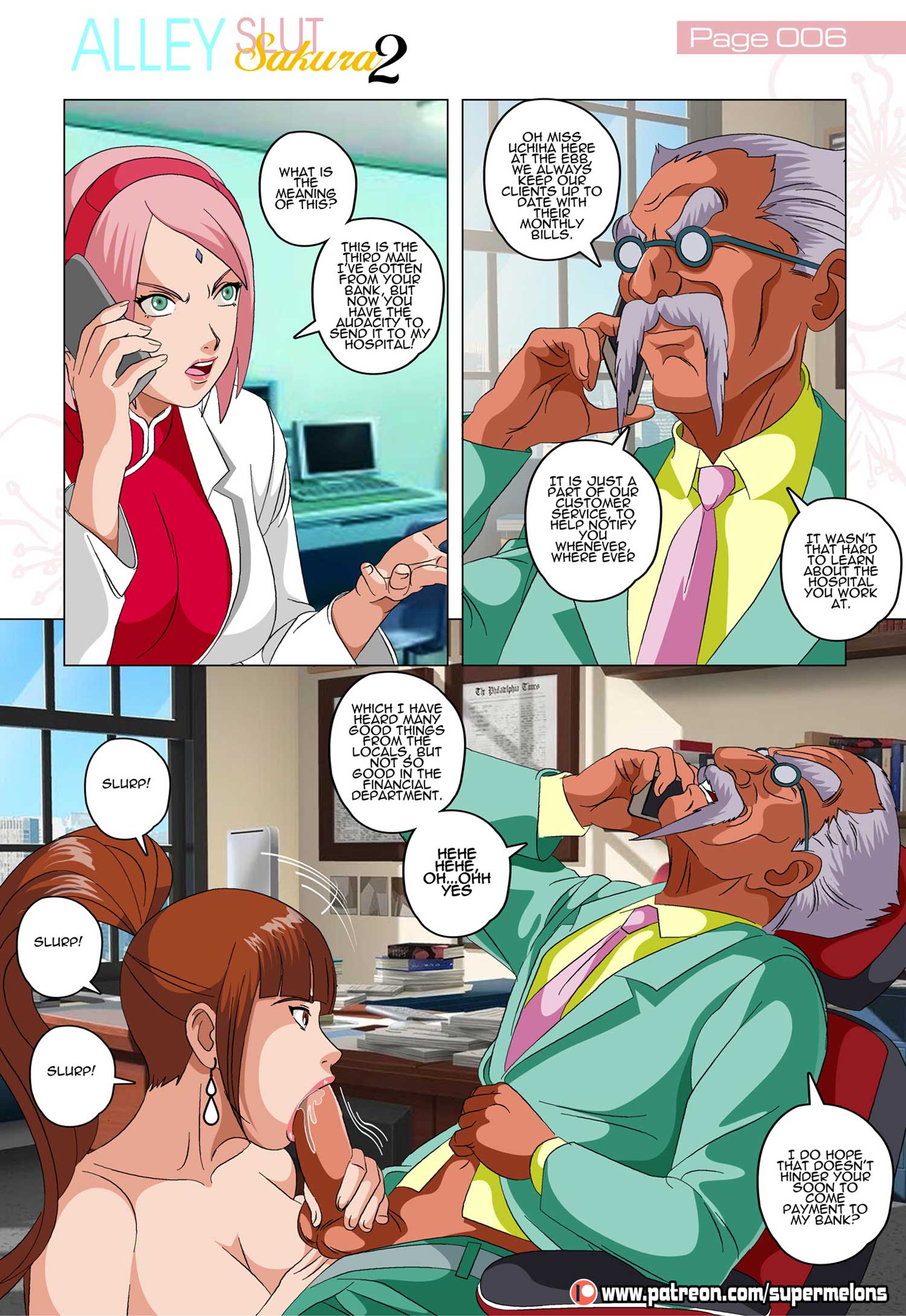 Alley Slut Sakura (Naruto) [Super Melons] - Chapter 2 — Page 7