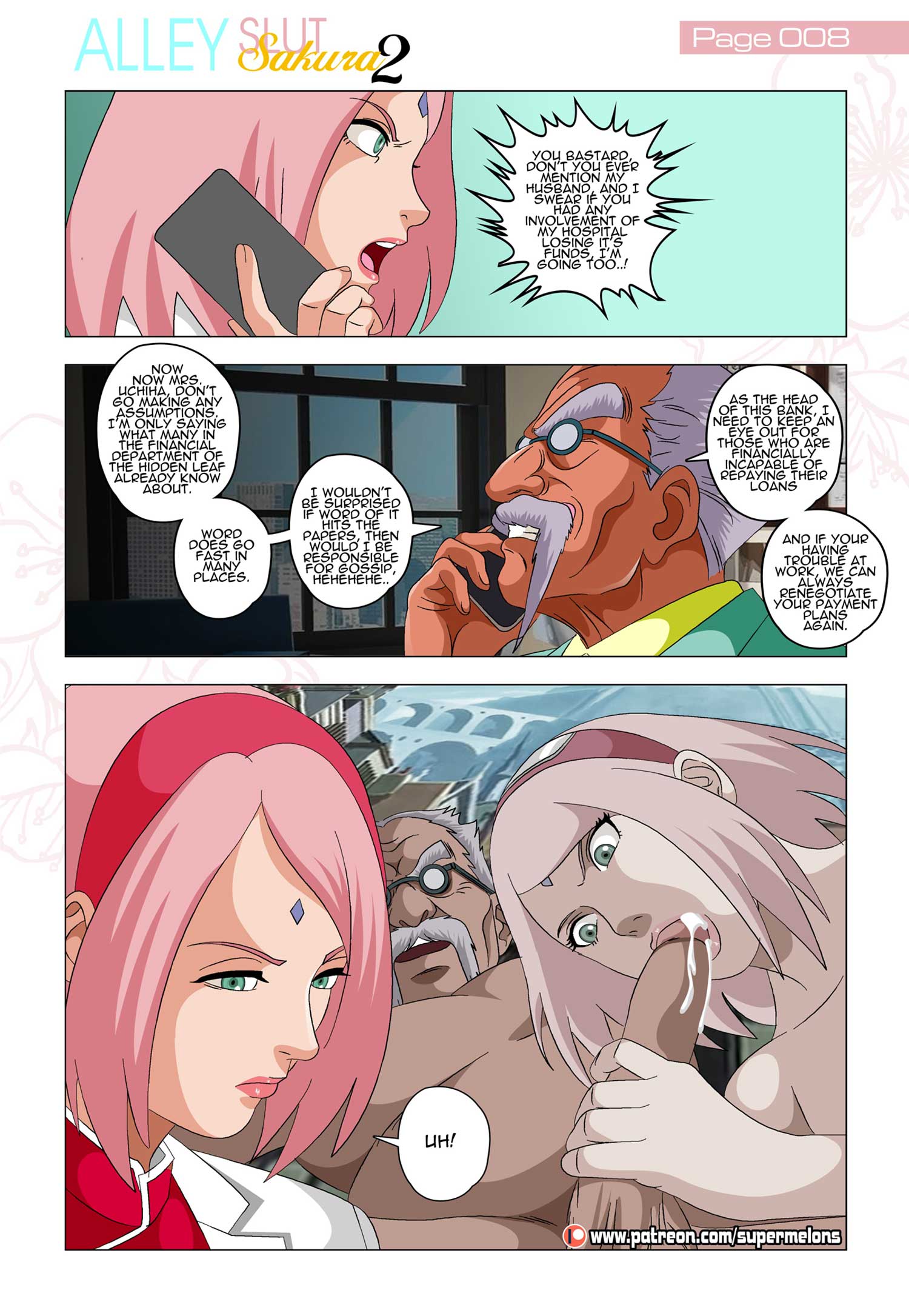 Alley Slut Sakura (Naruto) [Super Melons] - Chapter 2 — Page 8