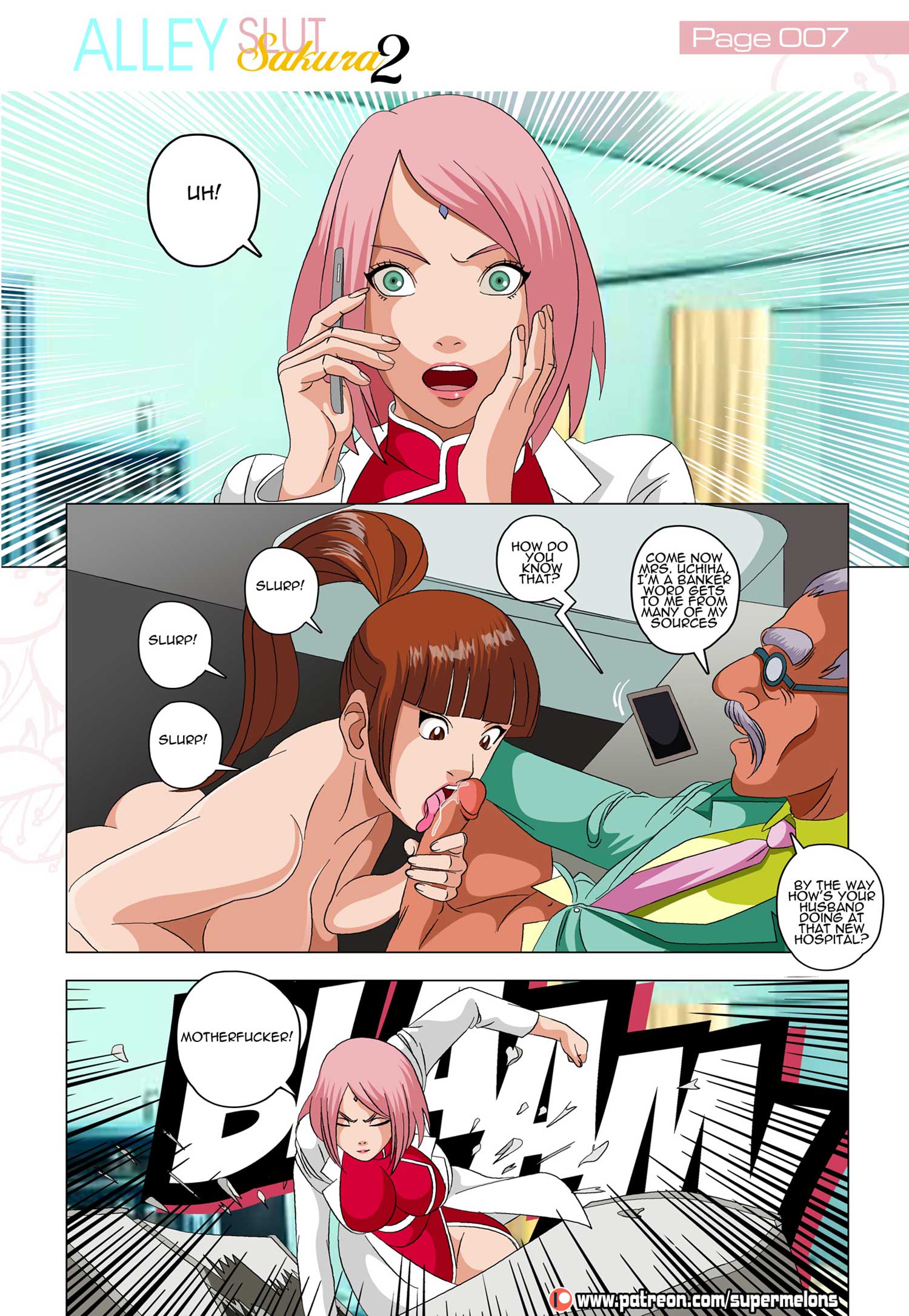 Alley Slut Sakura (Naruto) [Super Melons] - Chapter 2 — Page 9