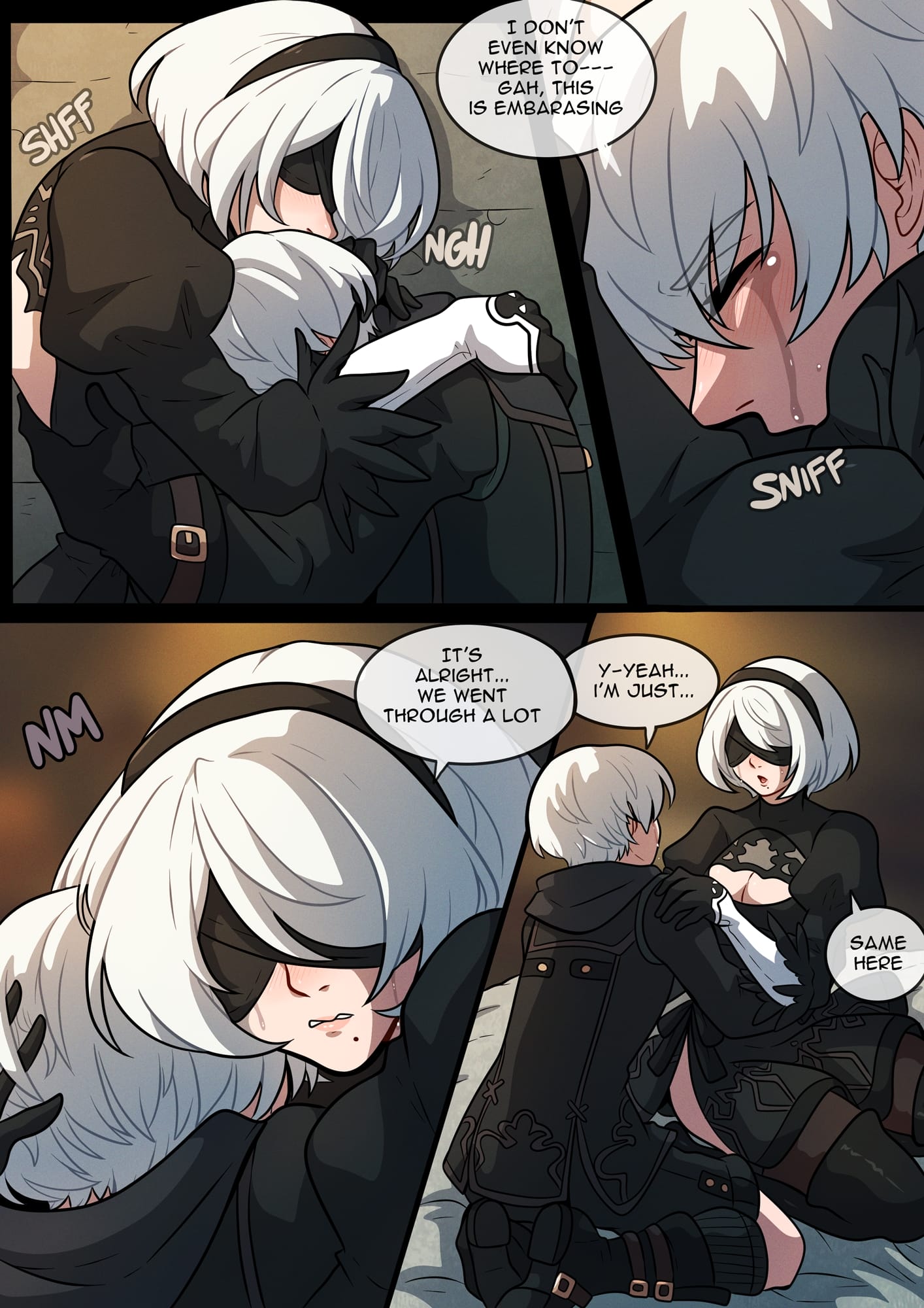 Happily Ever [A]fter (Nier: Automata) [Kinkymation] - Chapter 1 — Page 6