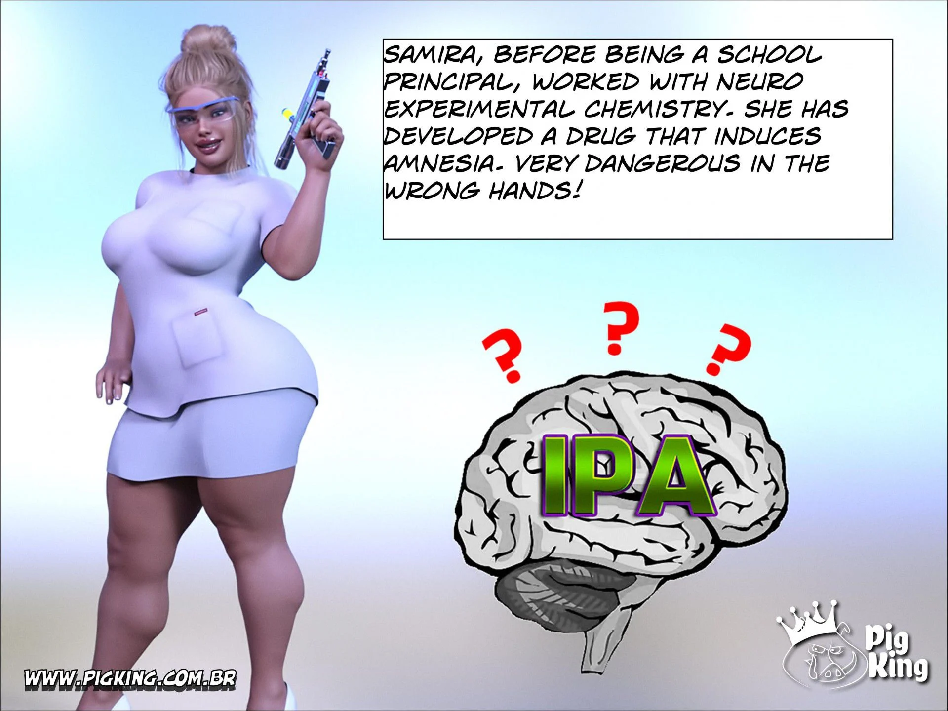 An Insatiable School Principle – Samira, Renan, Darlene [PigKing] - Chapter 2 — Page 9