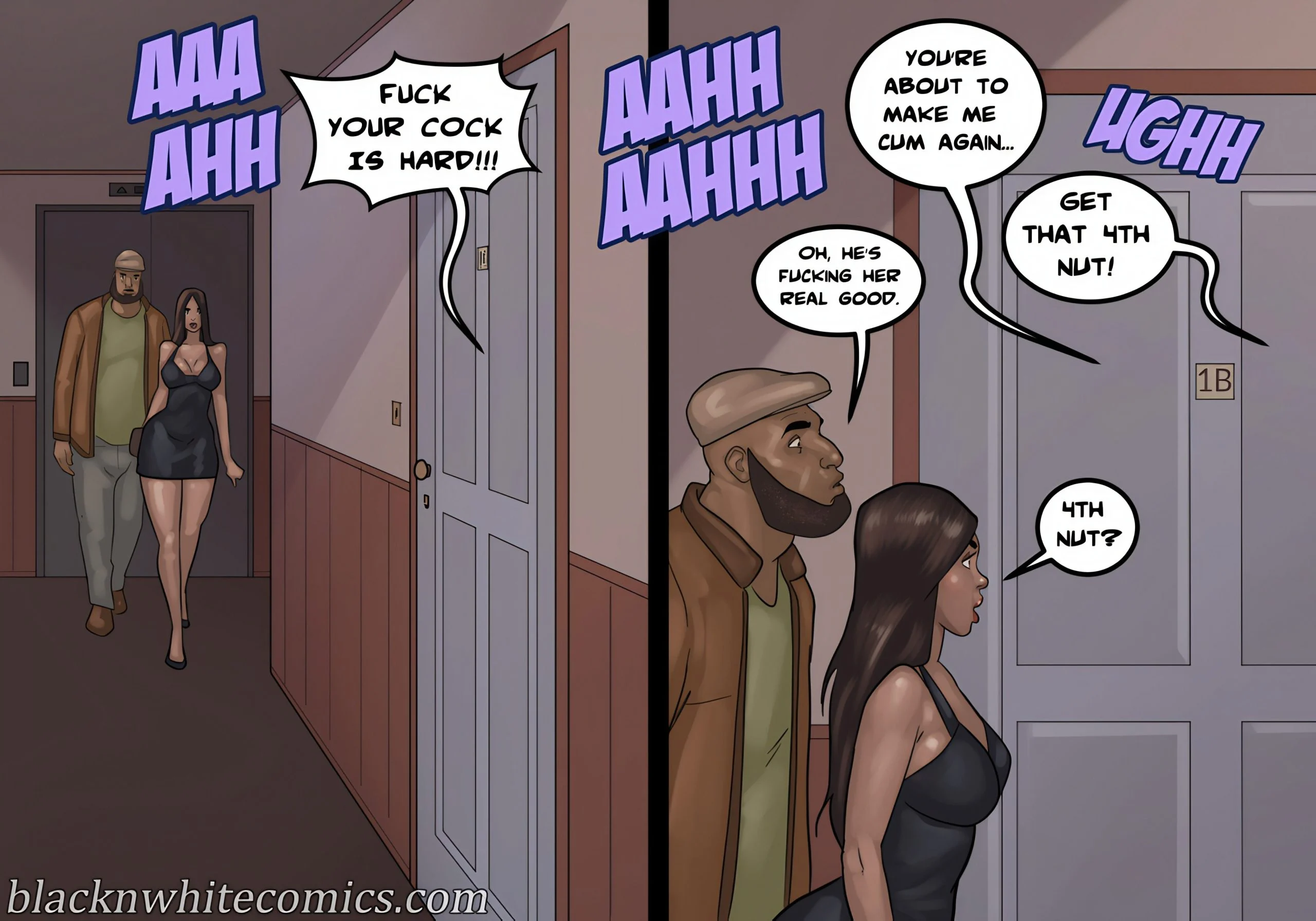 Apartment 1B [BlackNWhiteComics] - Chapter 1 — Page 12