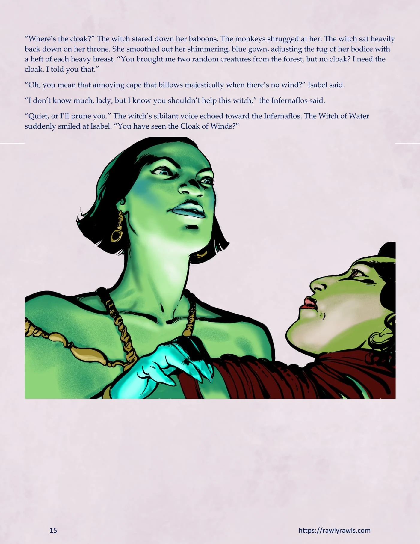 The Warlock Of Claws [DixonLyrax , RawlyRawls] - Chapter 11 — Page 15