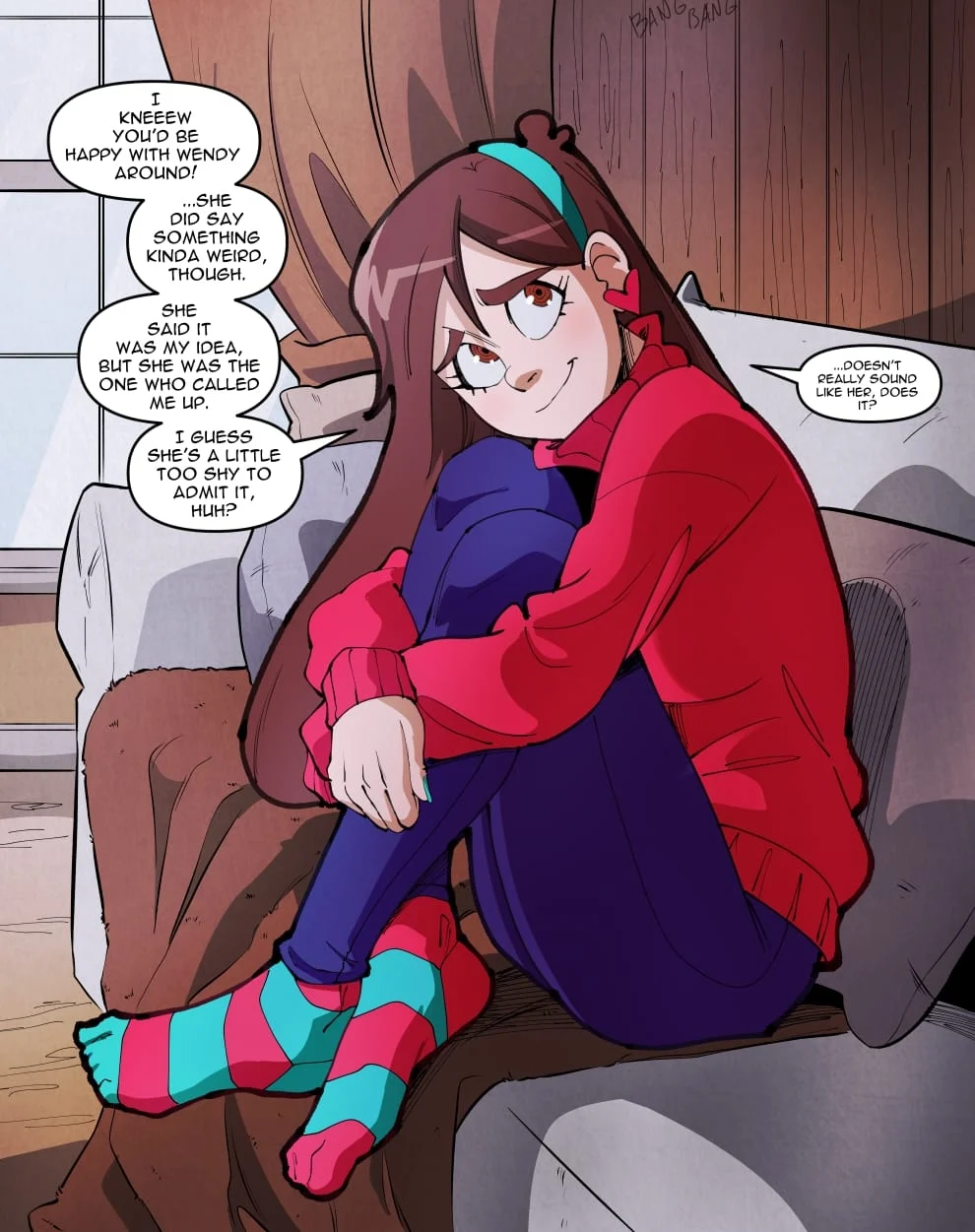 Wendy’s Visit (Gravity Falls) [Swain Art] - Chapter 1 — Page 4