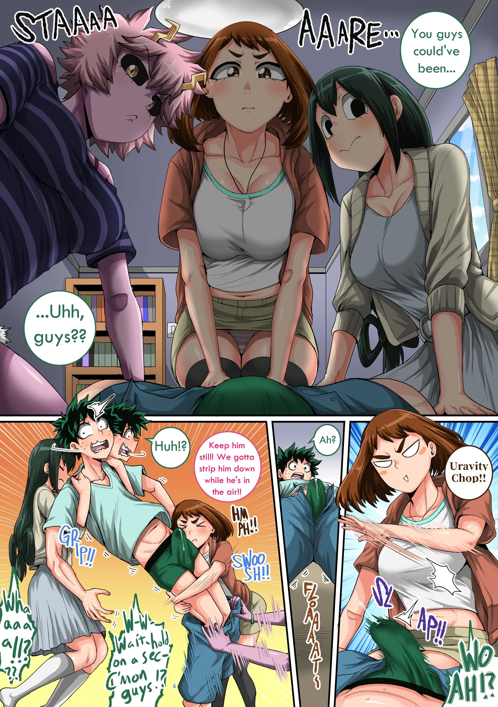 My Harem Academia (Boku No Hero Academia) [Juna Juna Juice] - Chapter 8.1 — Page 18