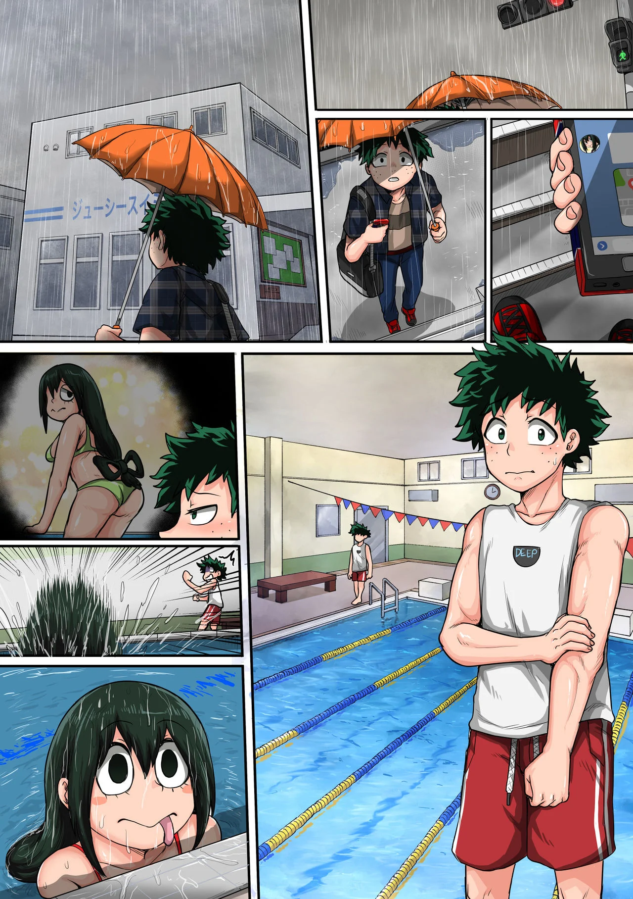 My Harem Academia (Boku No Hero Academia) [Juna Juna Juice] - Chapter 6 — Page 127