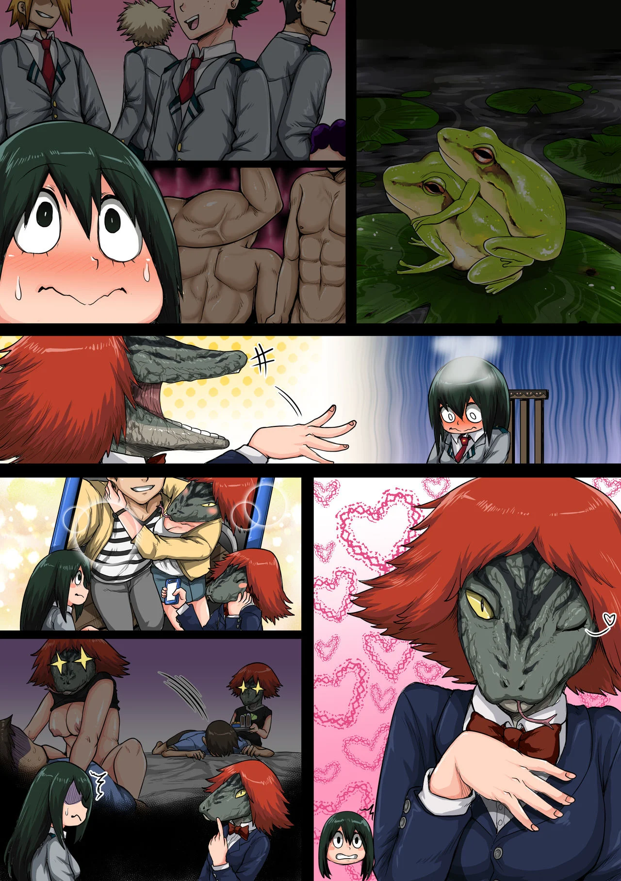 My Harem Academia (Boku No Hero Academia) [Juna Juna Juice] - Chapter 6 — Page 91