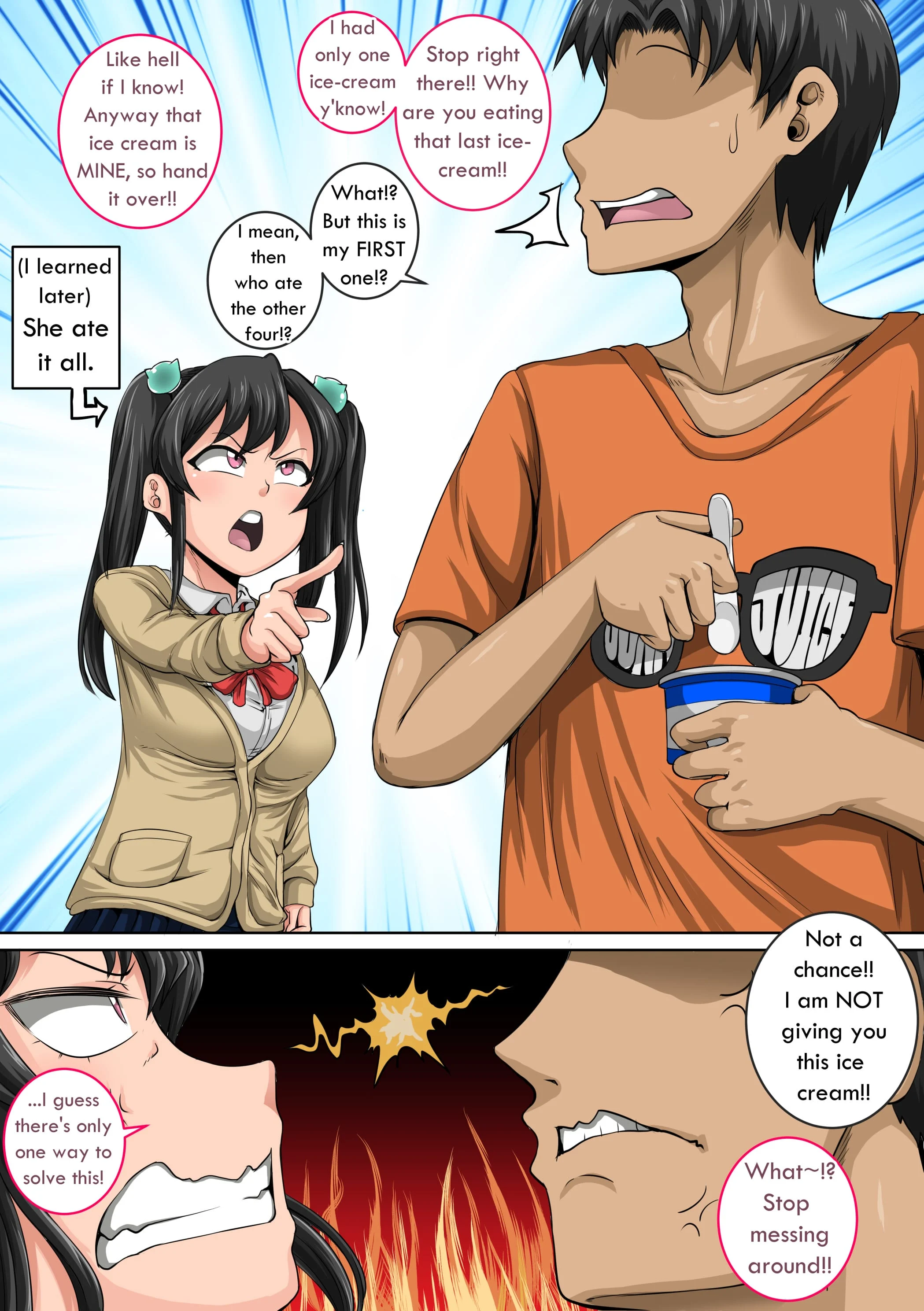 Annoying Sister Needs to Be Scolded!! [Juna Juna Juice] - Chapter 1.5 — Page 9