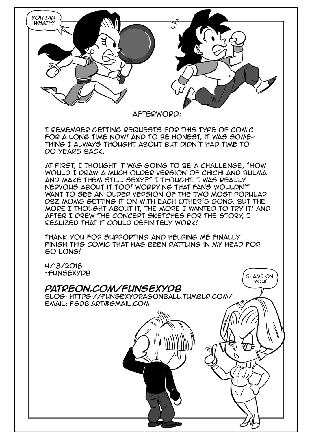 The Switch Up (Dragon Ball Z) [FunsexyDB] - Chapter 1.5 — Page 32