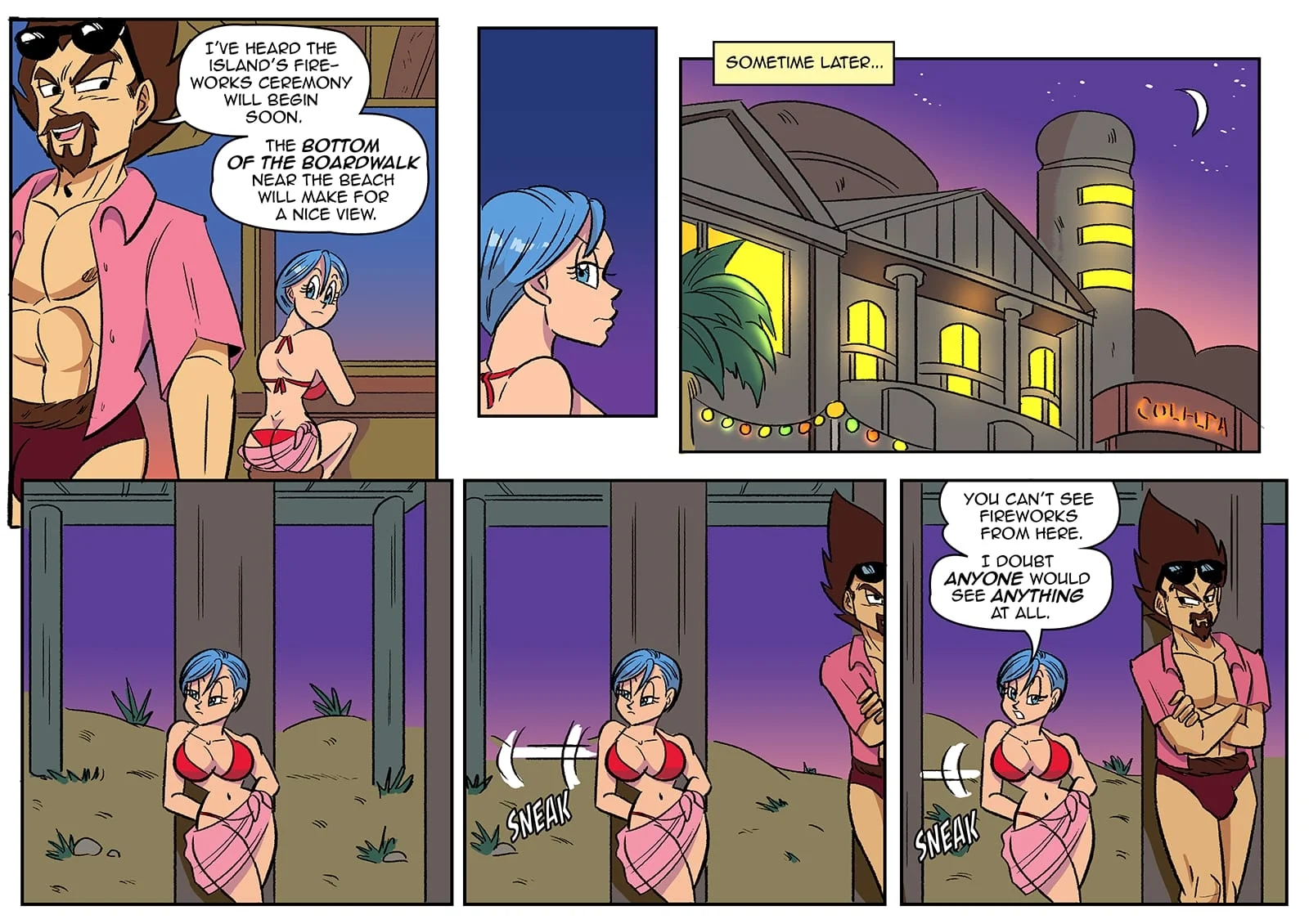 Summer Paradise (Dragon Ball Z) [FunsexyDB] - Chapter 1 — Page 4