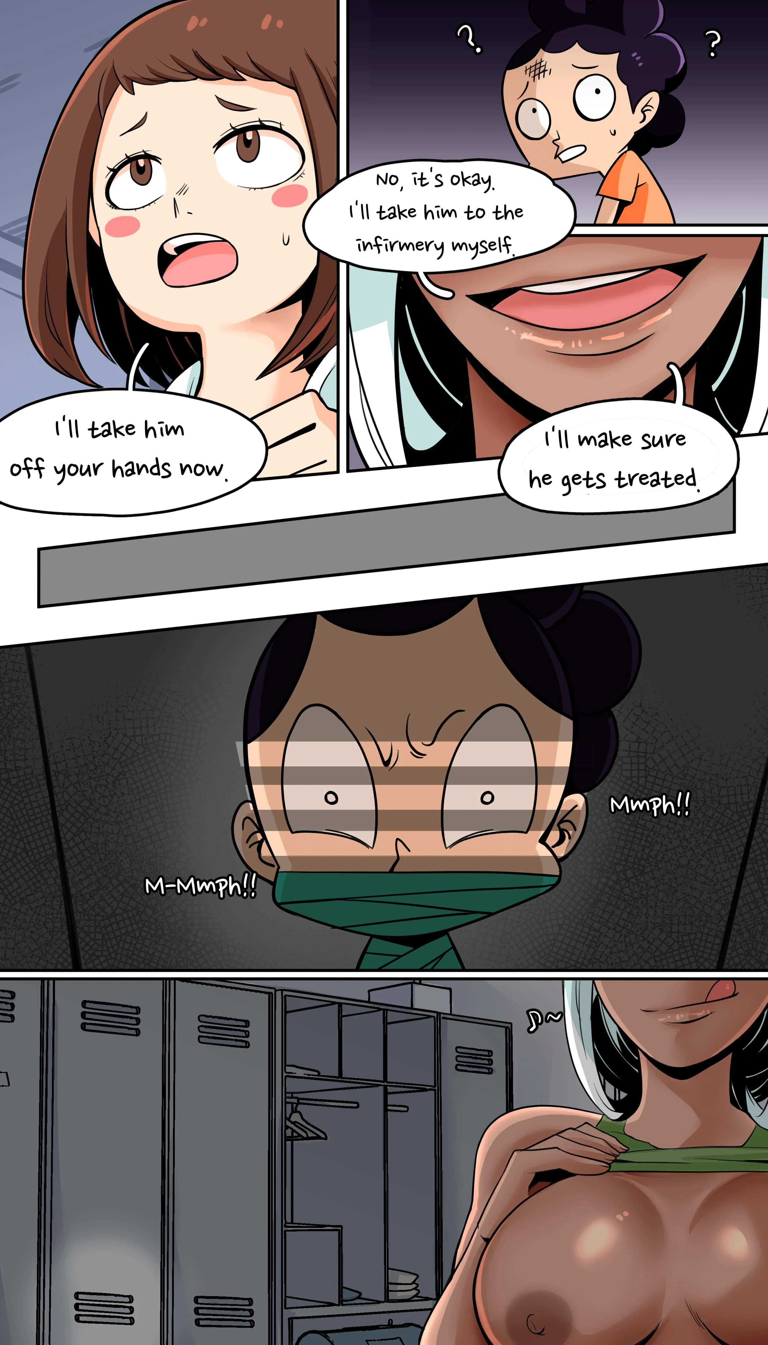 Momo & Mirko? (My Hero Academia) [TSFSingularity , DeaF] - Chapter 1 — Page 5