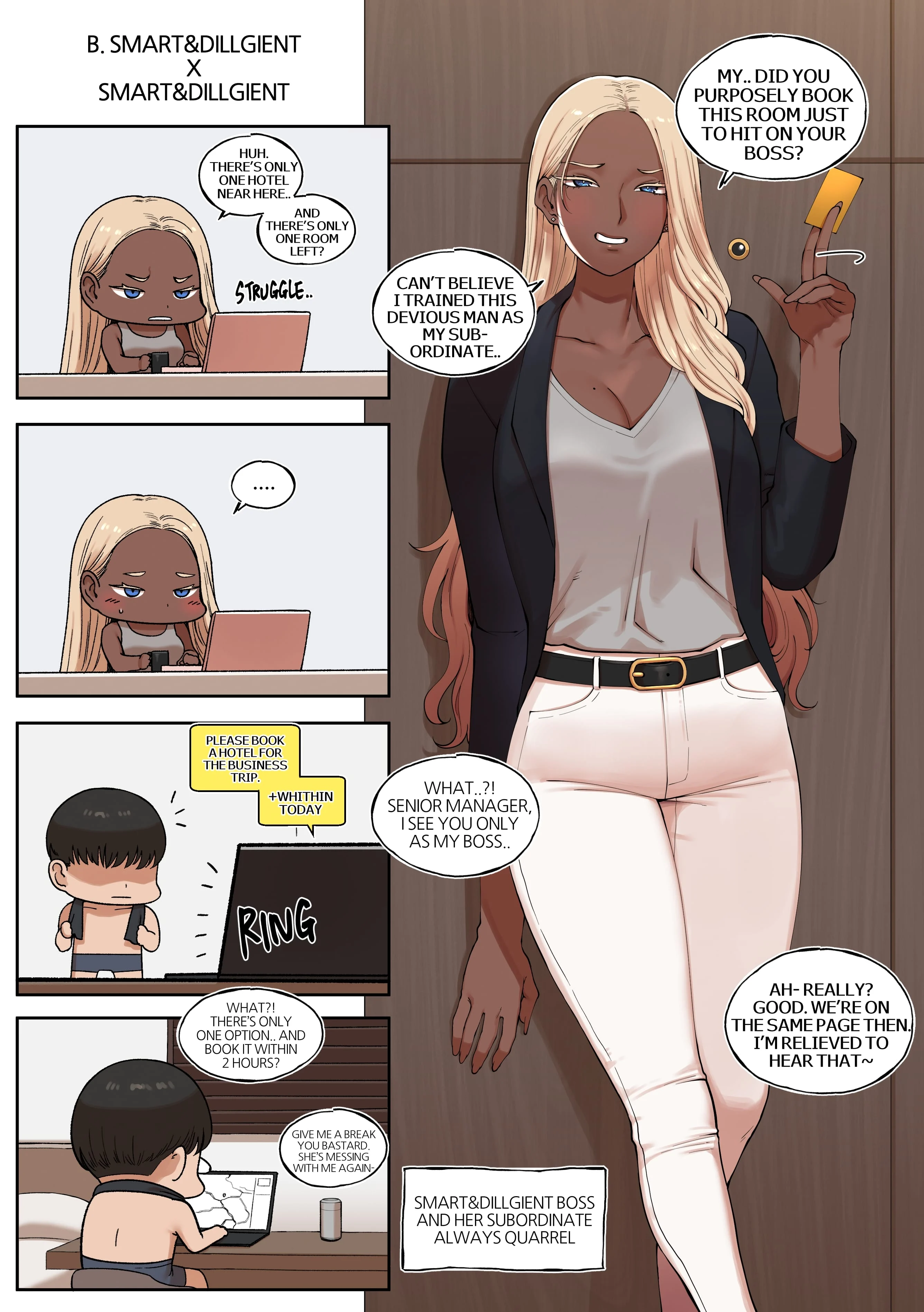 Office Affair – The Chemistry between Subordinate and Boss [ABBB] - Chapter 1 — Page 8
