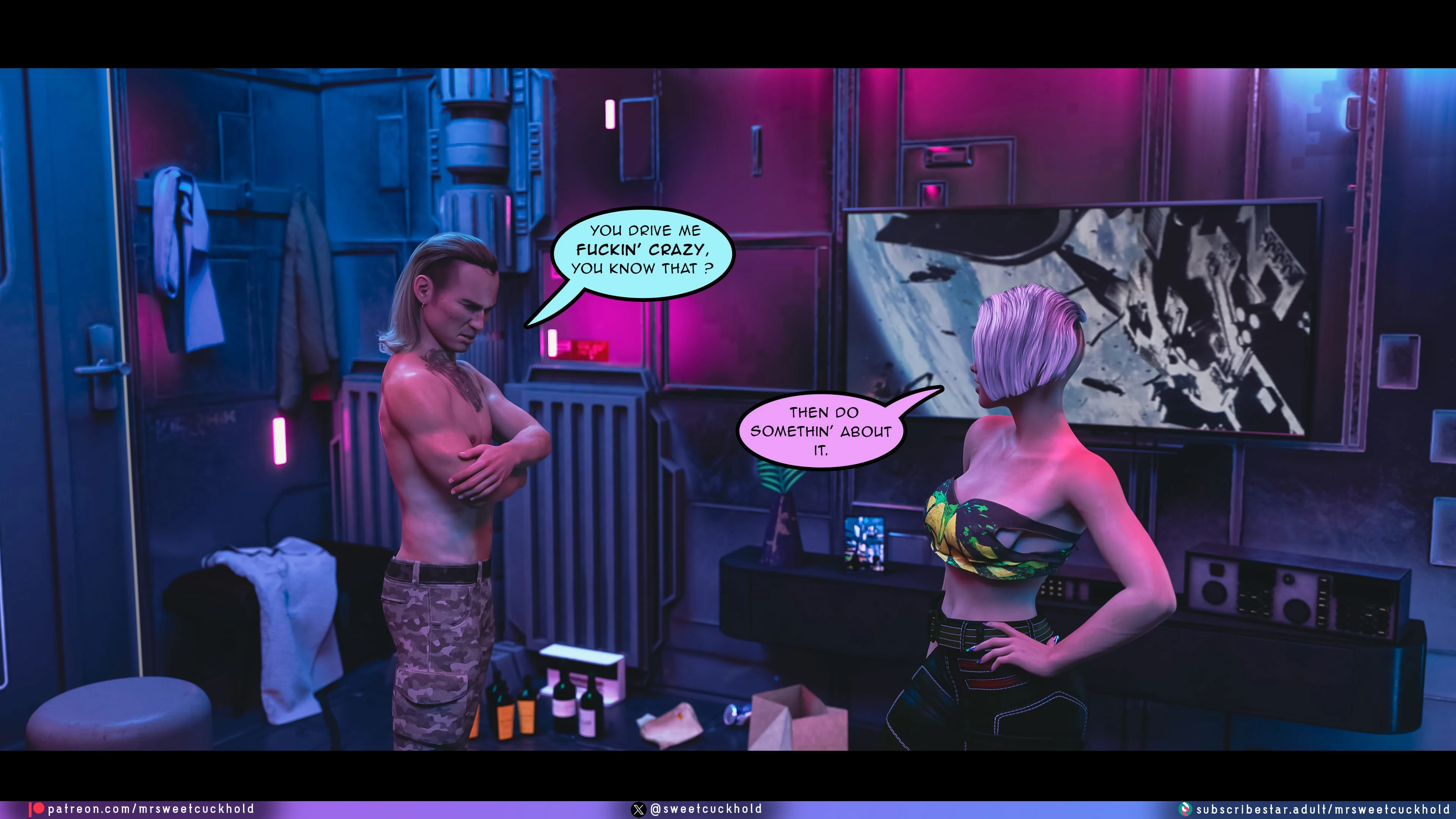 Street Corruption (Cyberpunk 2077) [Mr.SweetCuckhold] - Chapter 3 — Page 17