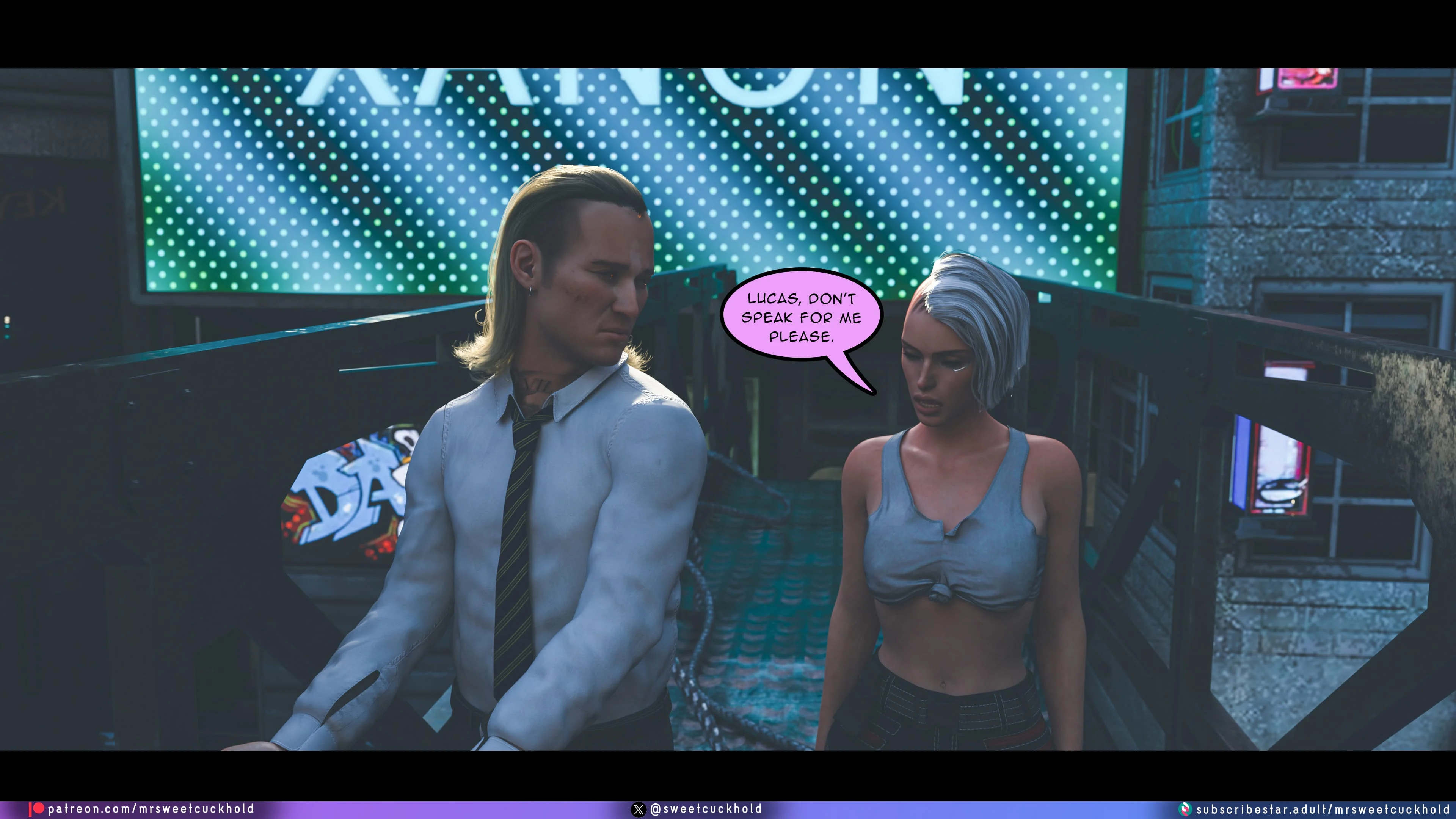 Street Corruption (Cyberpunk 2077) [Mr.SweetCuckhold] - Chapter 2 — Page 49