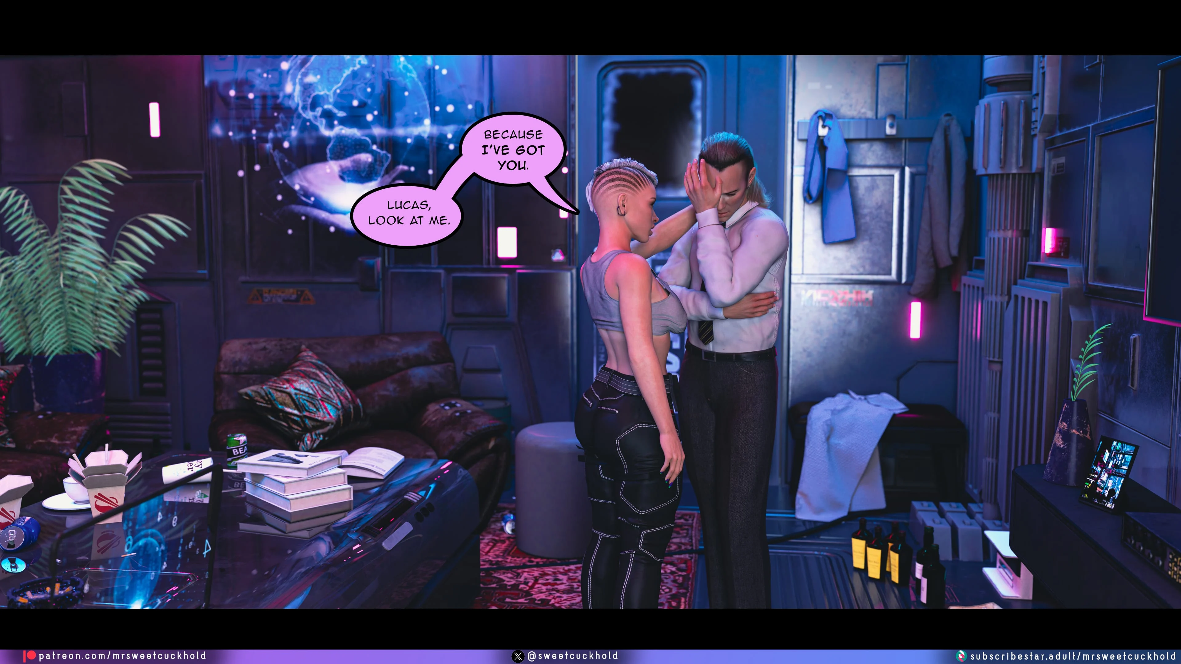 Street Corruption (Cyberpunk 2077) [Mr.SweetCuckhold] - Chapter 2 — Page 71