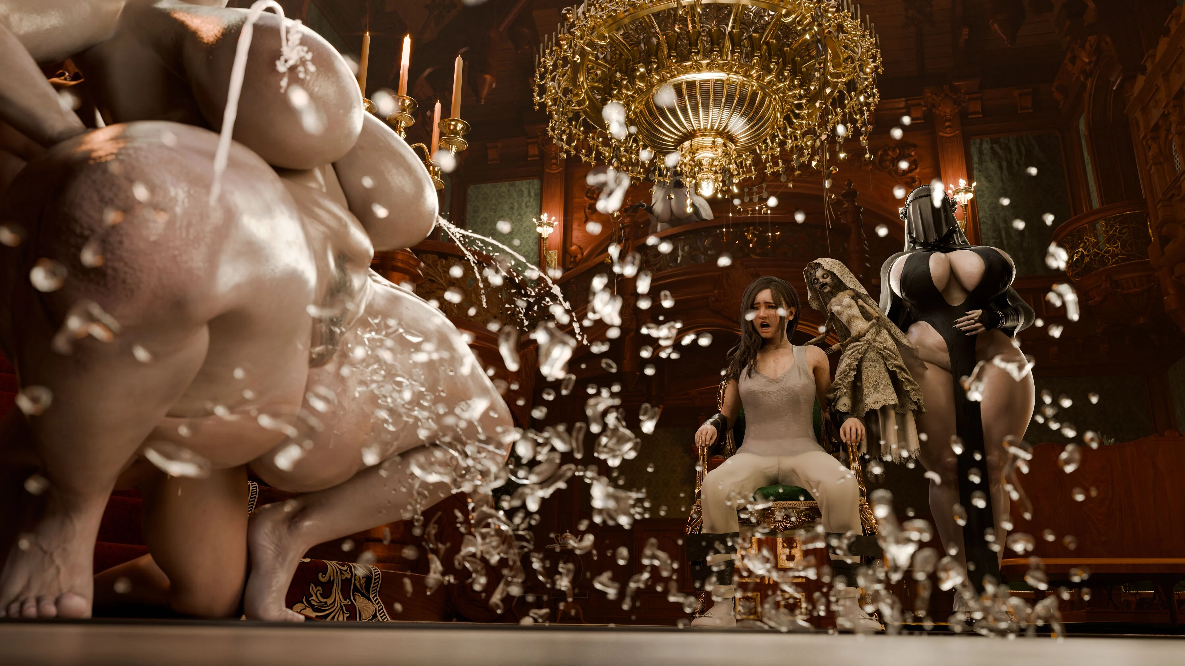 Resident Lust (Resident Evil) [PervertMuffinMajima] - Chapter 2.5 — Page 48