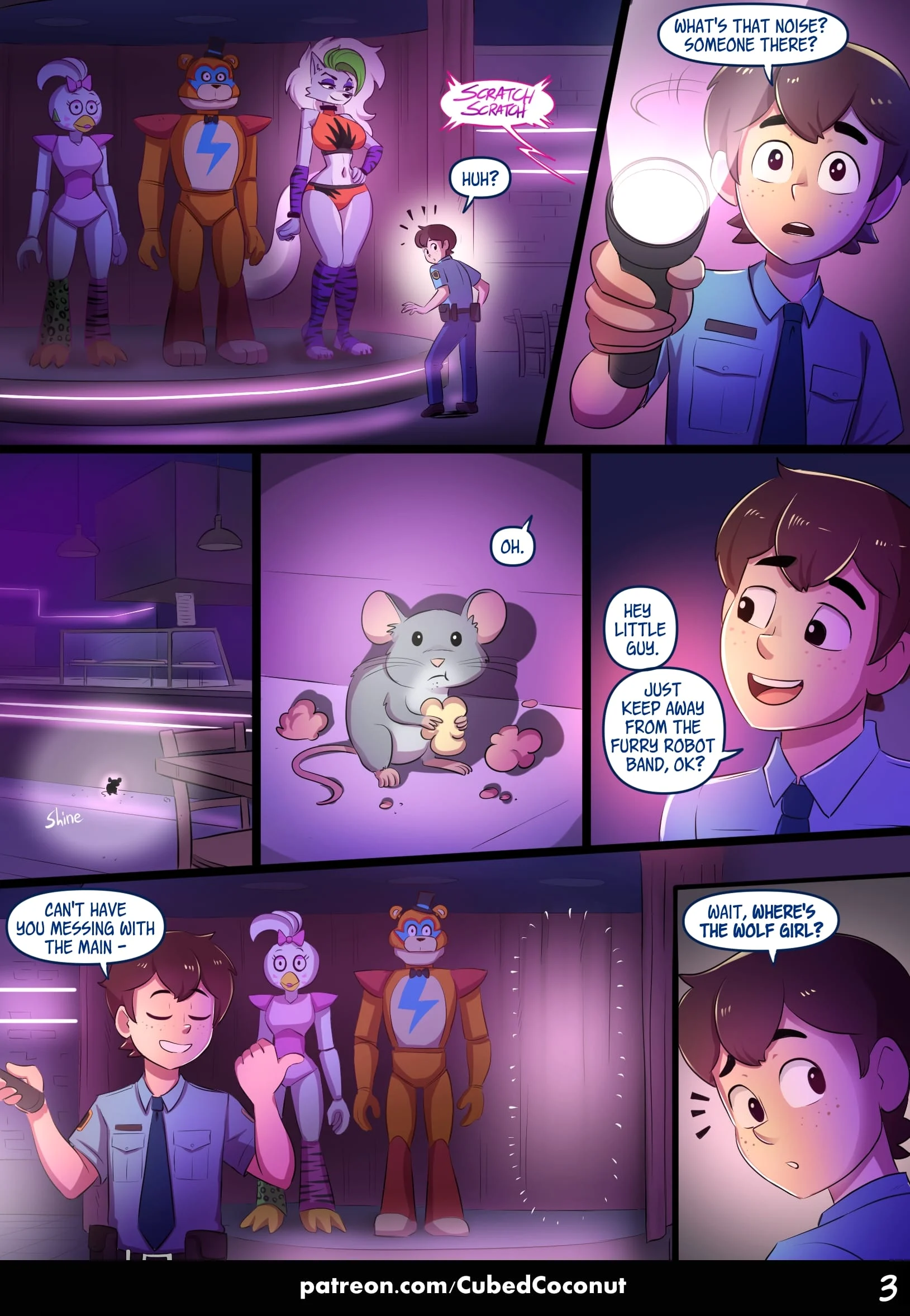 Roxy After Dark (Five Nights at Freddy’s) [CubedCoconut] - Chapter 1 — Page 5