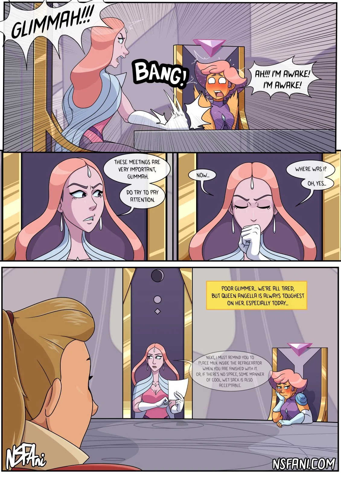 If You Were Less Boring Your Daughter Wouldn’t Be Pregnant (She-Ra And The Princesses Of Power) [NSFAni] - Chapter 1 — Page 4