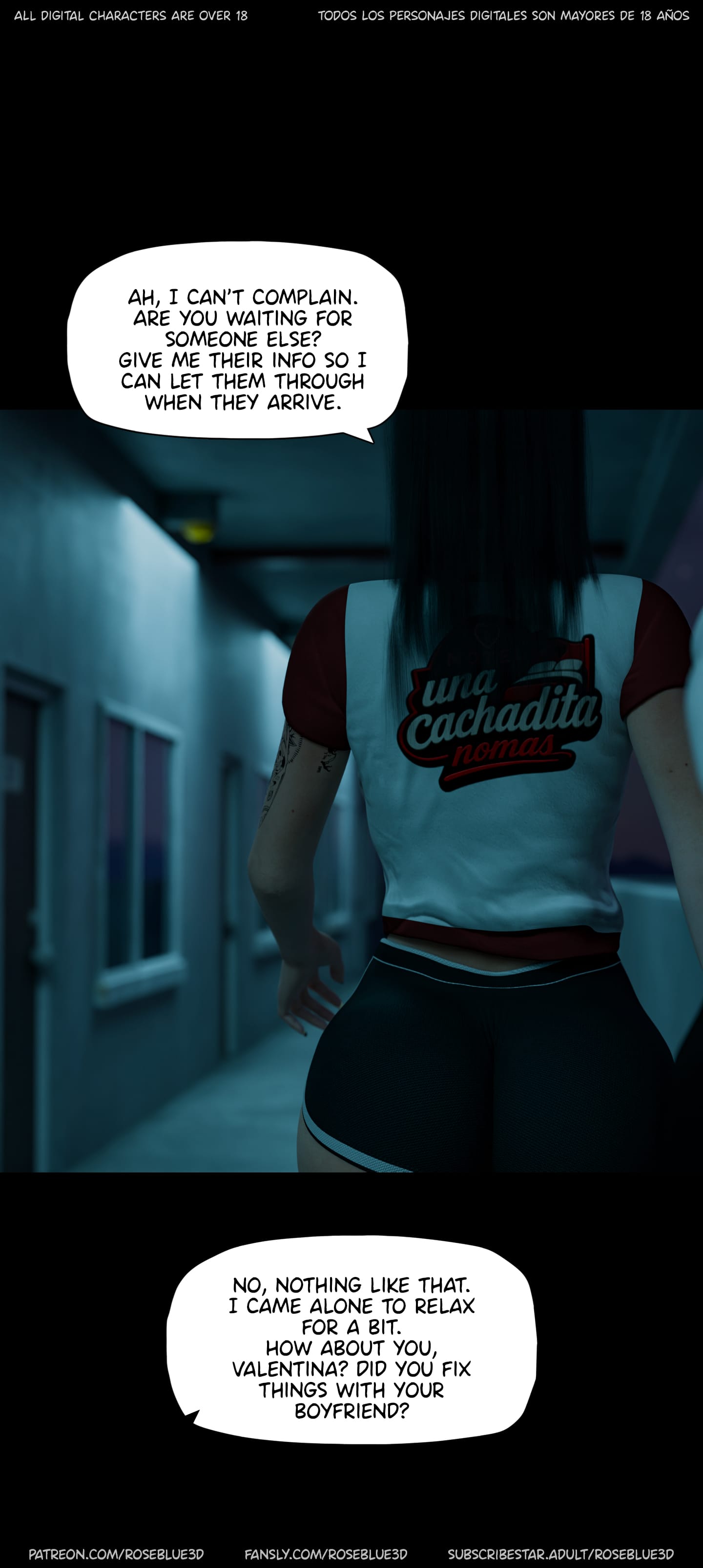My Neighbor’s Widow [Rose Blue 3D] - Chapter 54 — Page 114