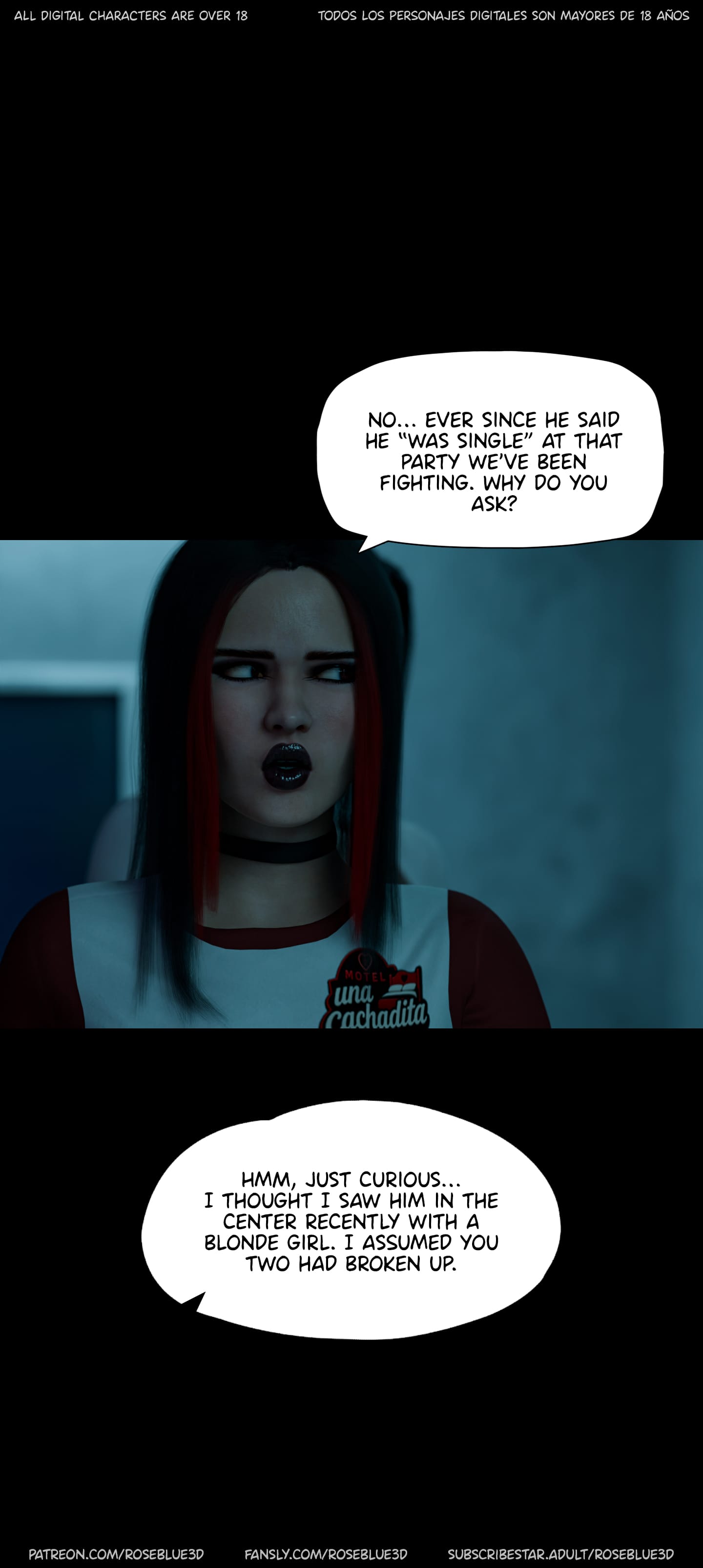My Neighbor’s Widow [Rose Blue 3D] - Chapter 54 — Page 115