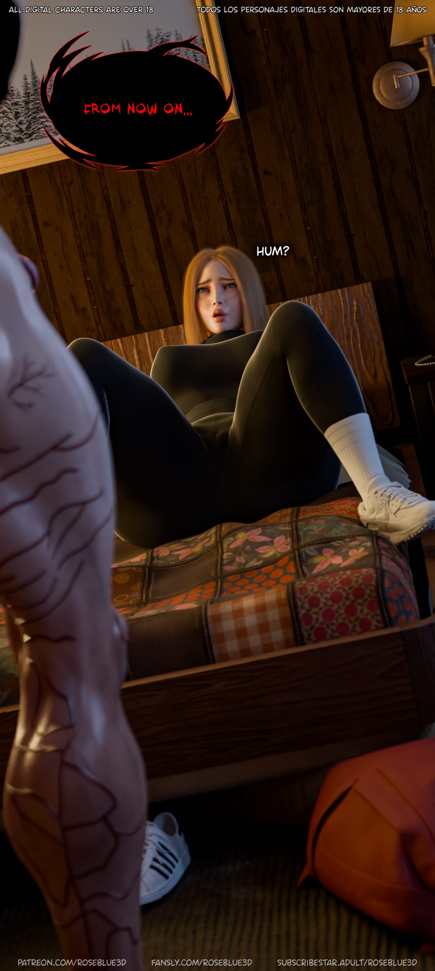 My Neighbor’s Widow [Rose Blue 3D] - Chapter 54 — Page 33