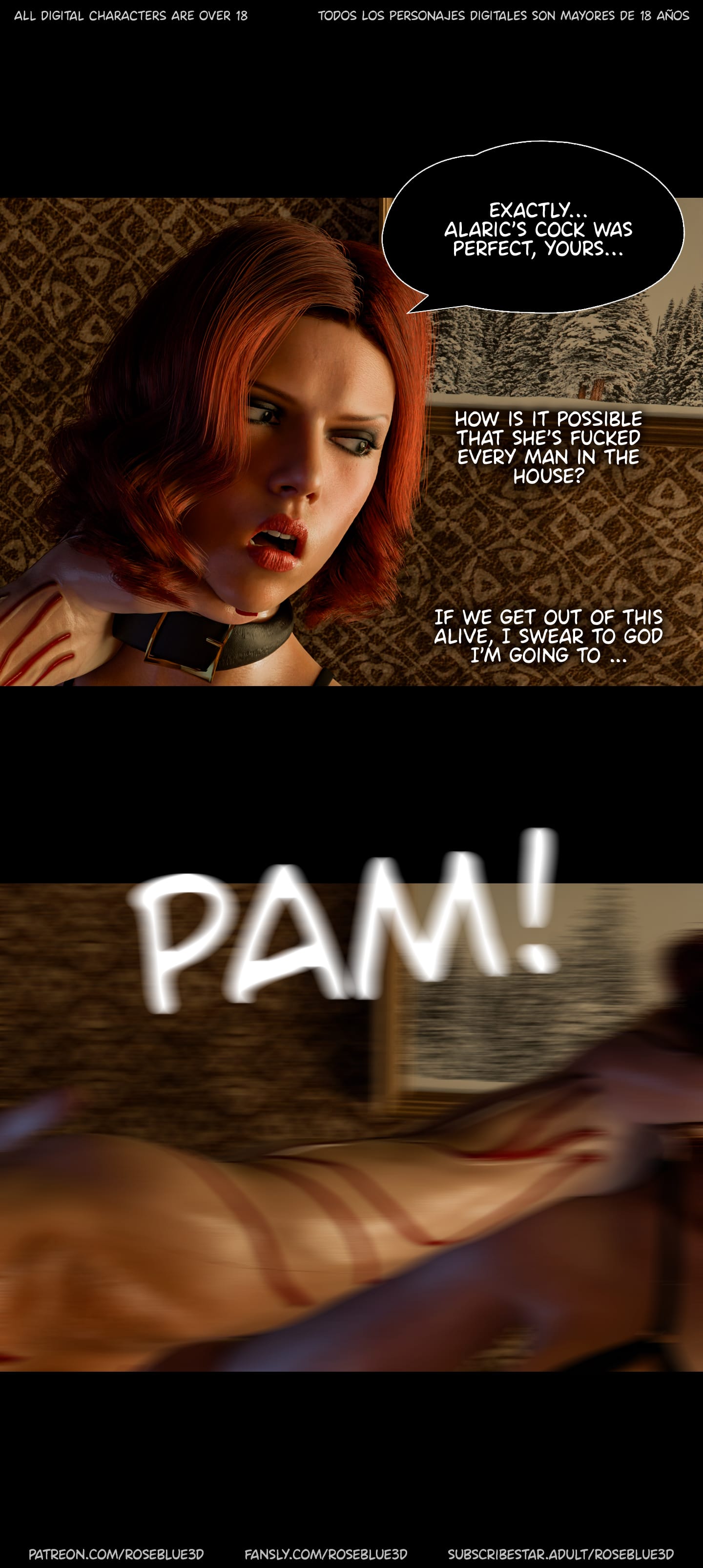 My Neighbor’s Widow [Rose Blue 3D] - Chapter 54 — Page 60