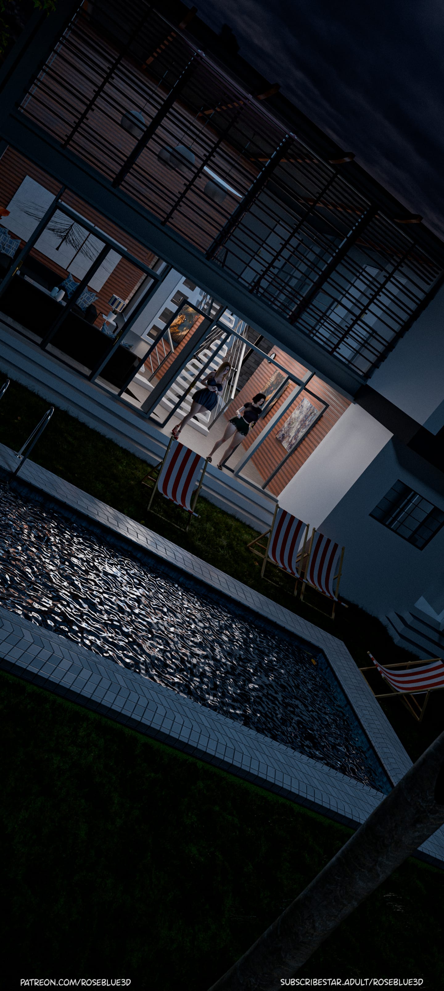My Neighbor’s Widow [Rose Blue 3D] - Chapter 37 — Page 27
