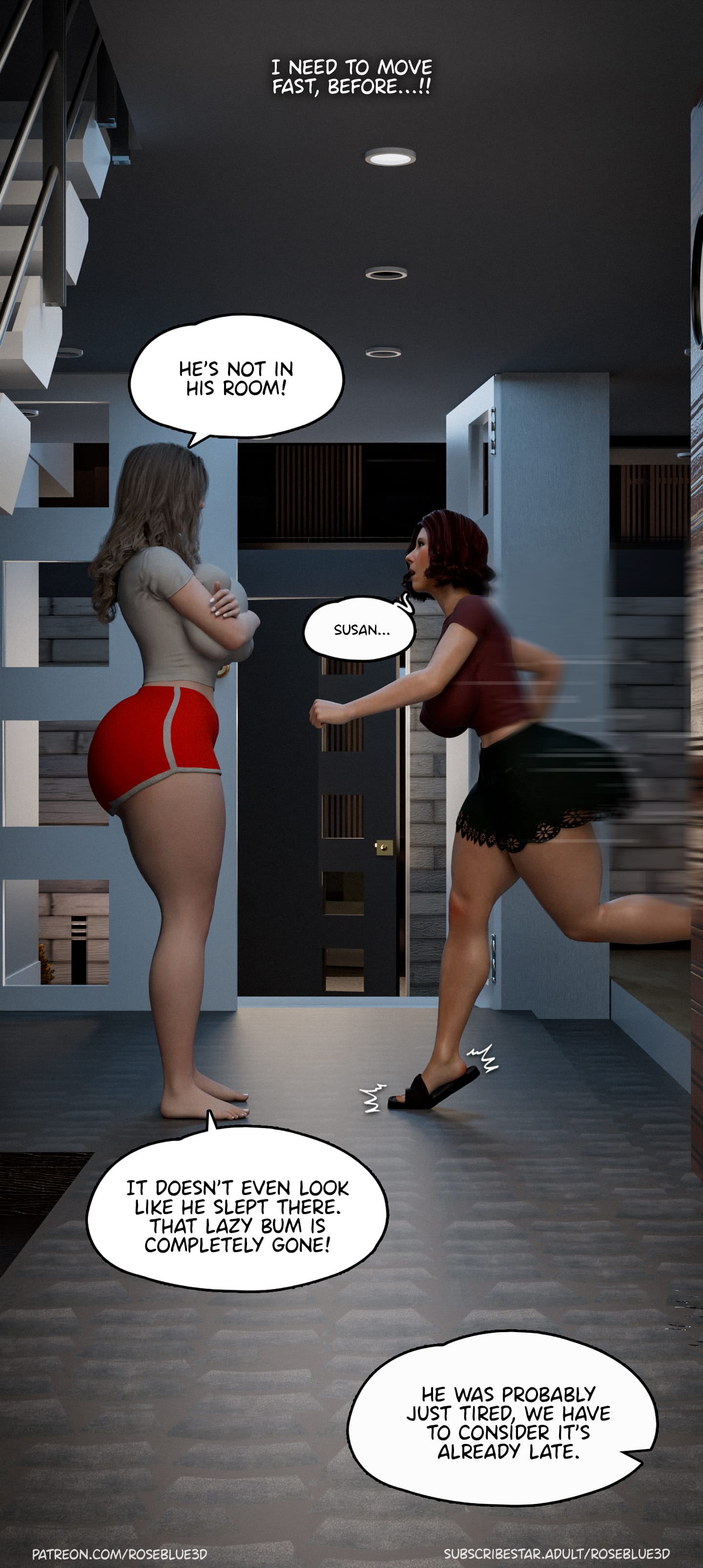 My Neighbor’s Widow [Rose Blue 3D] - Chapter 37 — Page 84