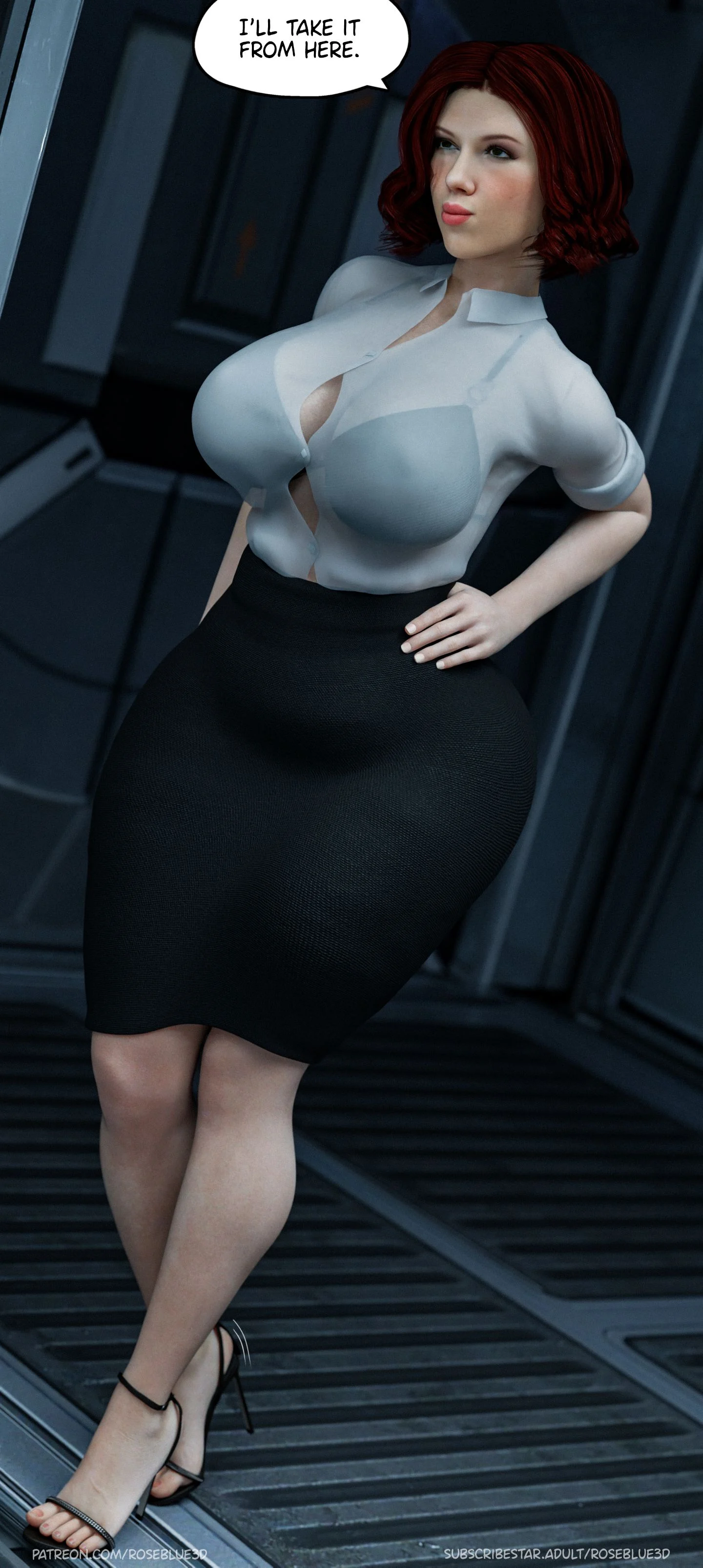 My Neighbor’s Widow [Rose Blue 3D] - Chapter 23 — Page 14