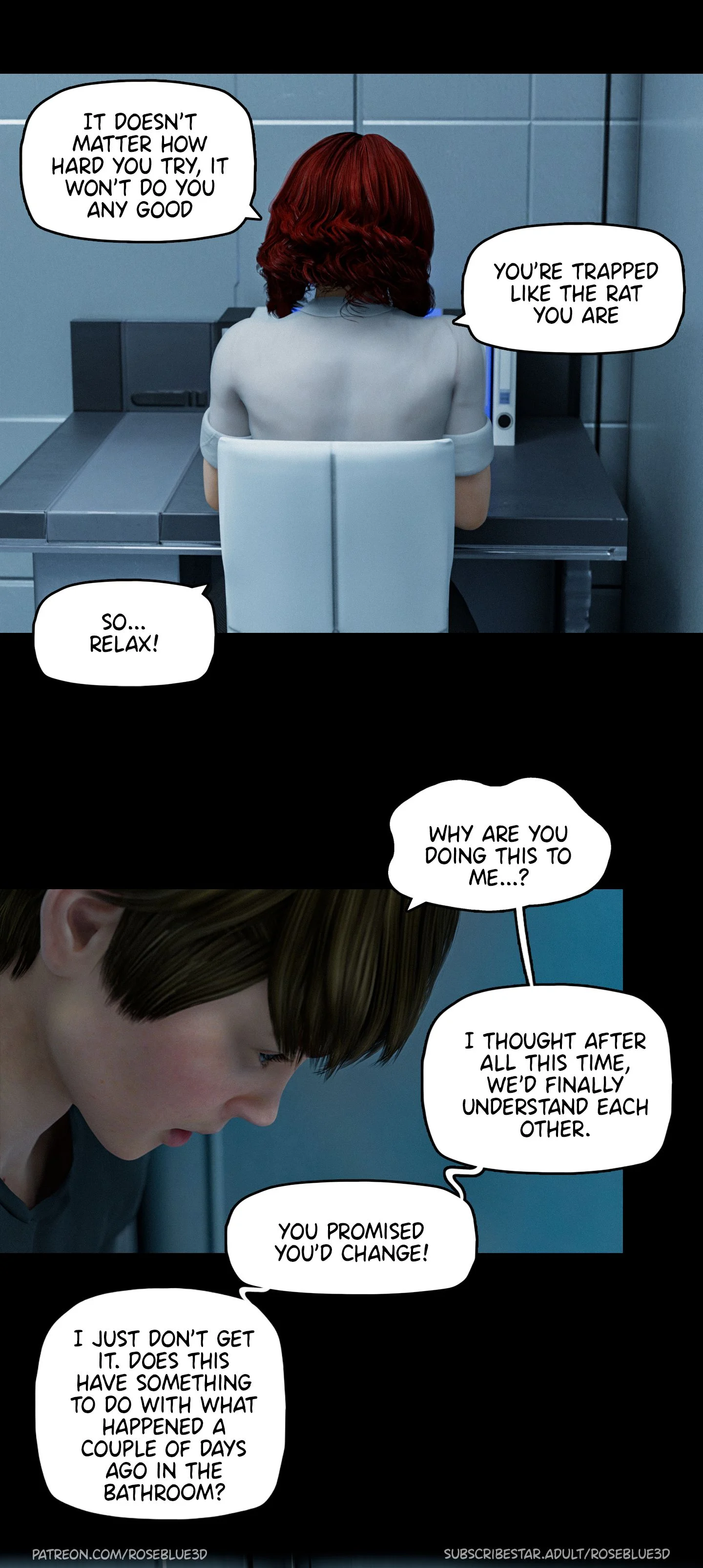 My Neighbor’s Widow [Rose Blue 3D] - Chapter 23 — Page 23
