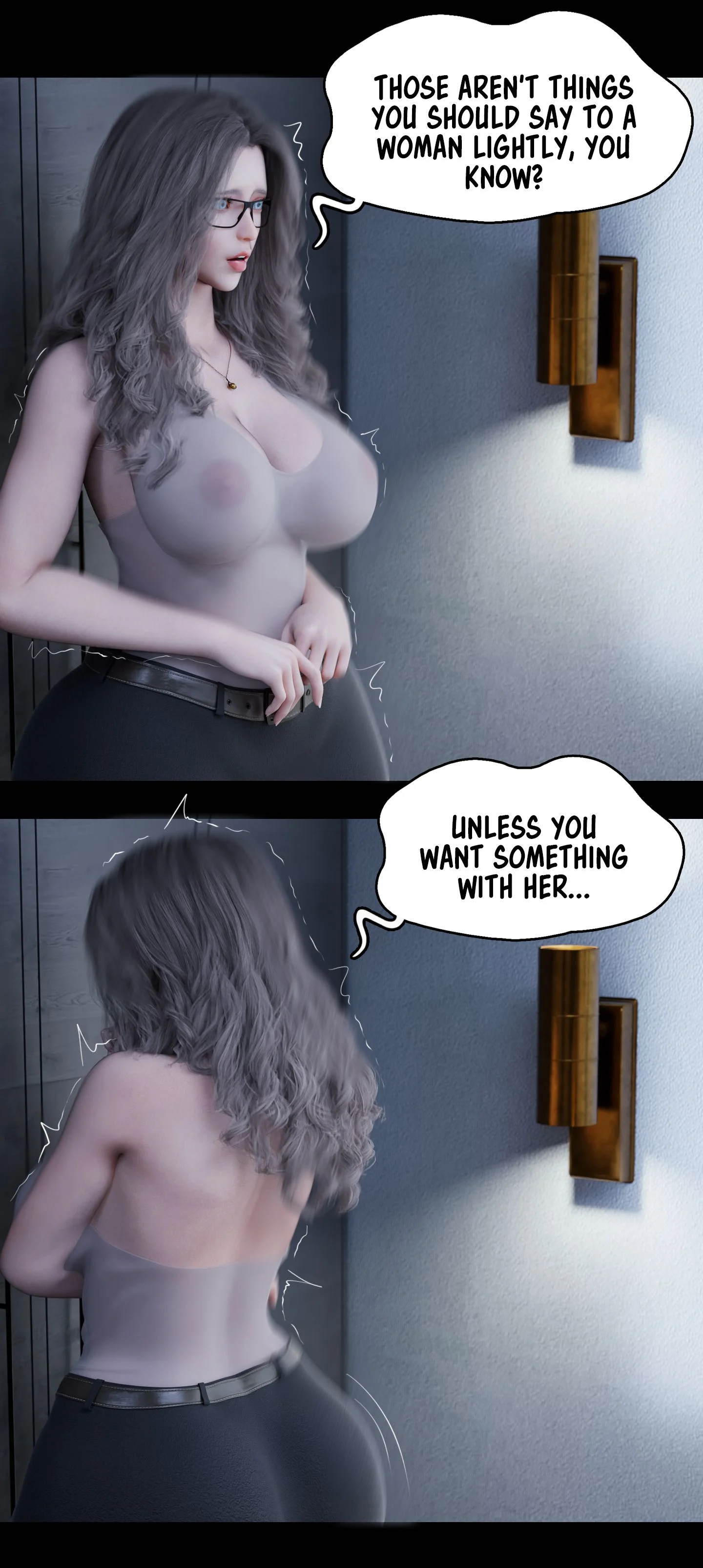 My Neighbor’s Widow [Rose Blue 3D] - Chapter 8 — Page 32