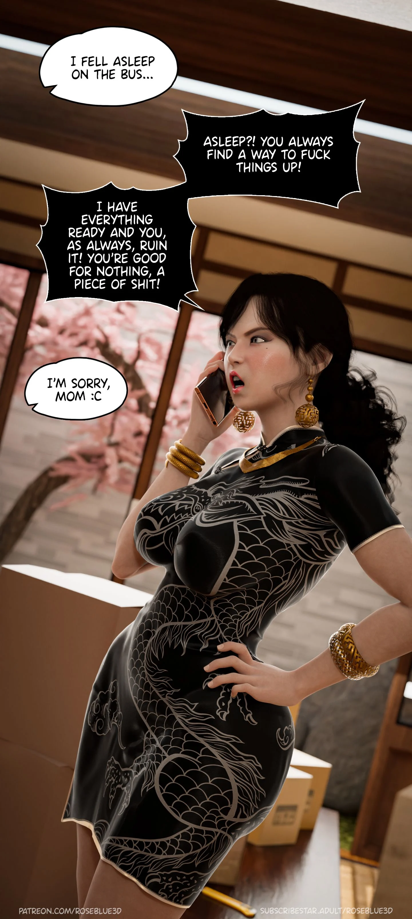 My Neighbor’s Widow [Rose Blue 3D] - Chapter 25 — Page 6