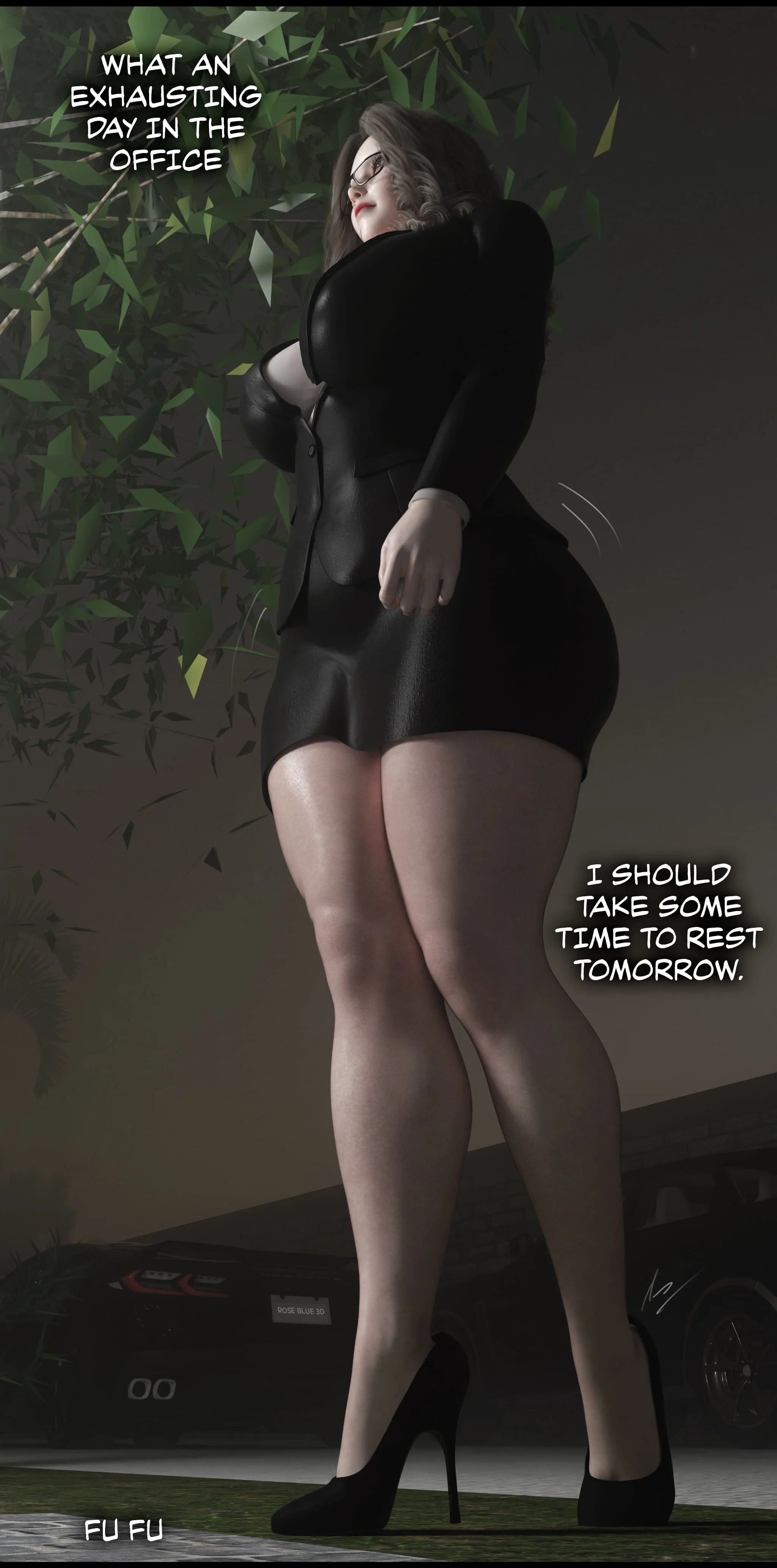 My Neighbor’s Widow [Rose Blue 3D] - Chapter 1 — Page 108