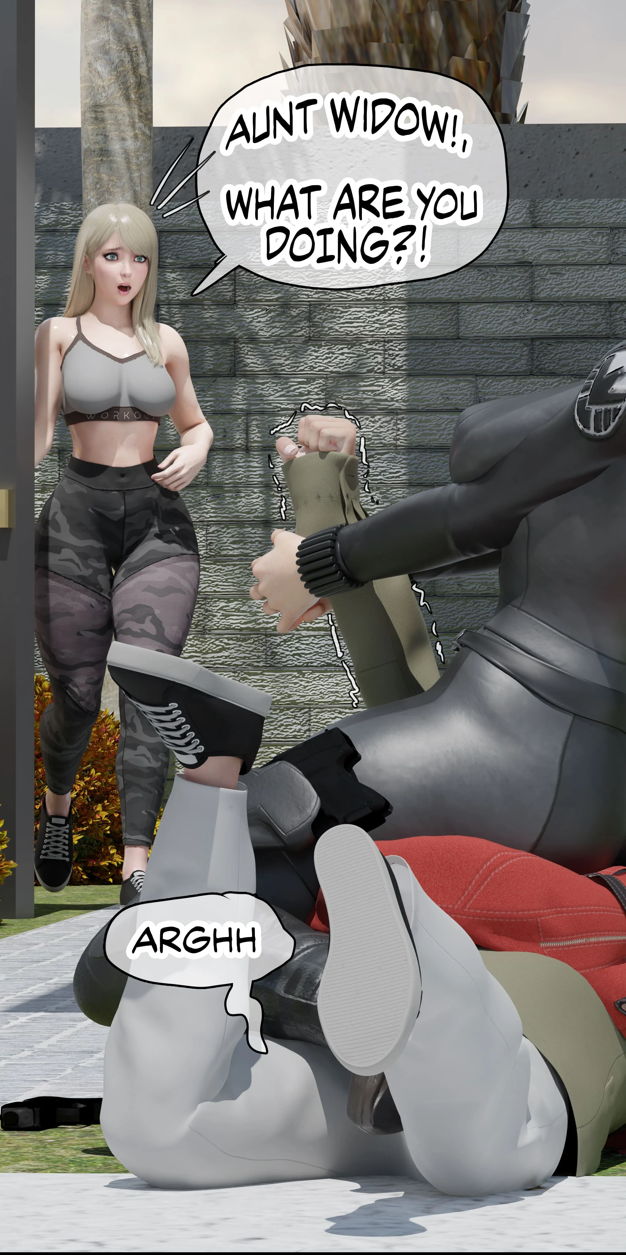 My Neighbor’s Widow [Rose Blue 3D] - Chapter 1 — Page 64