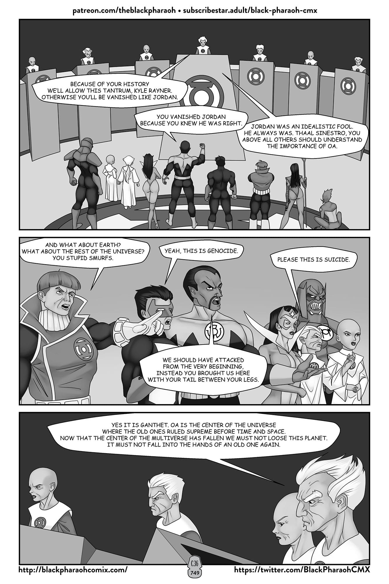 JL Forsaken Souls (Justice League) [The Black Pharaoh] - Chapter 36 — Page 14