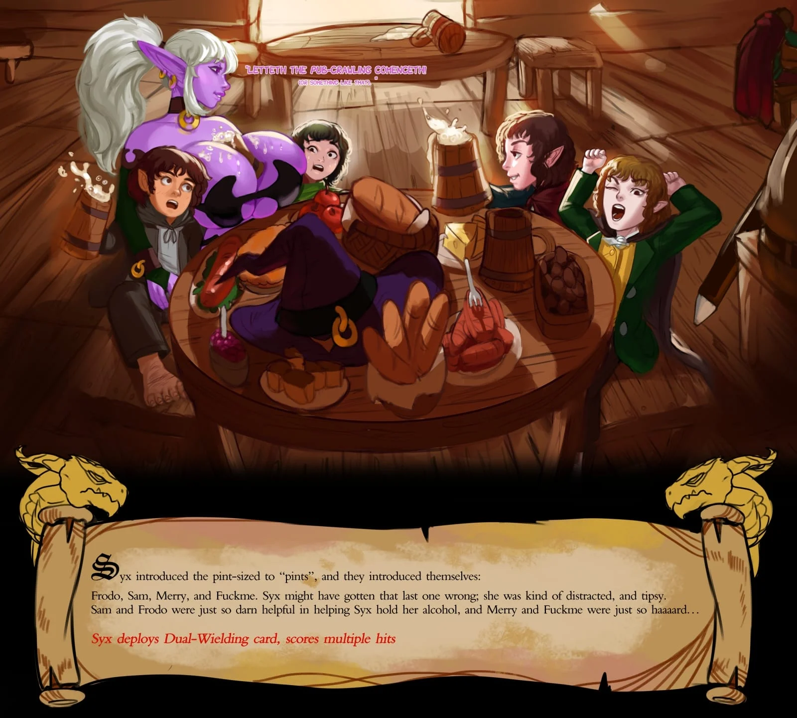 Whore of the Rings (The Lord Of The Rings) [Mana World] - Chapter 1 — Page 4