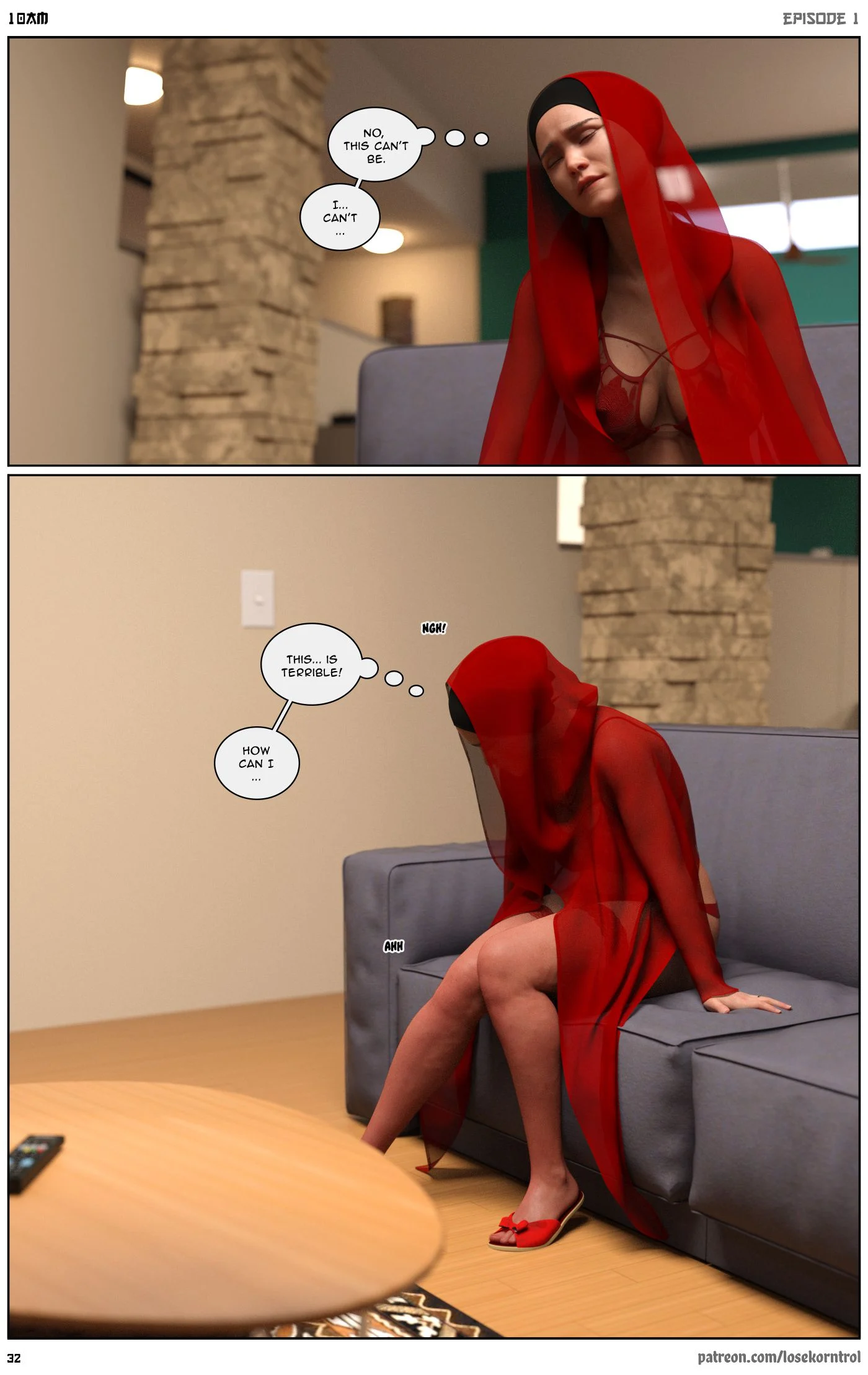 10 AM [LoseKorntrol, Hijab 3DX] - Chapter 1 — Page 33