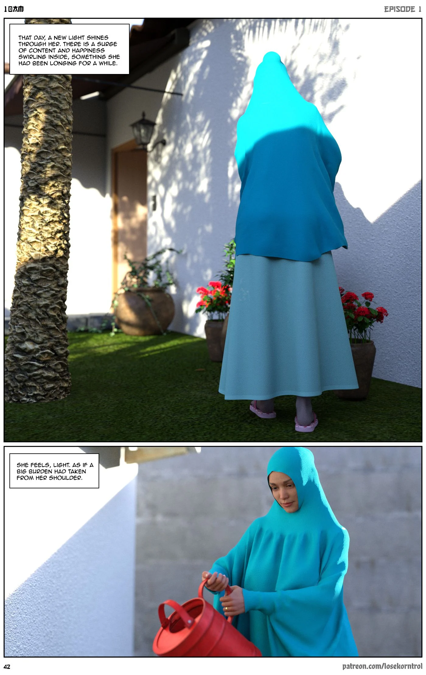 10 AM [LoseKorntrol, Hijab 3DX] - Chapter 1 — Page 43