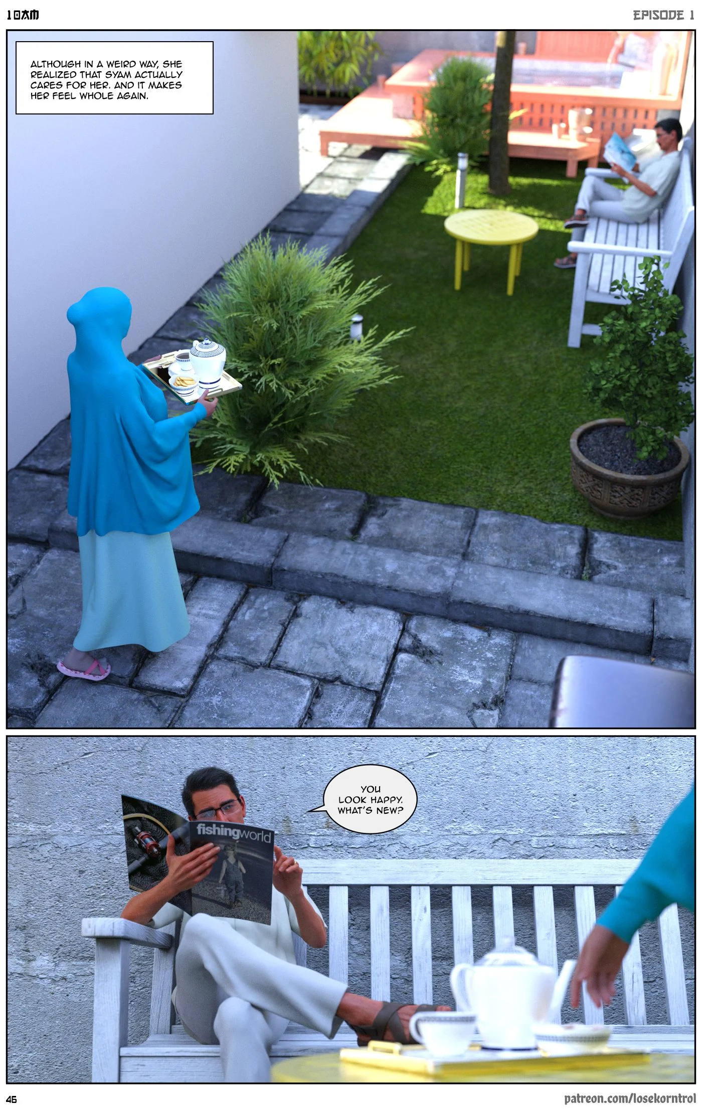 10 AM [LoseKorntrol, Hijab 3DX] - Chapter 1 — Page 47