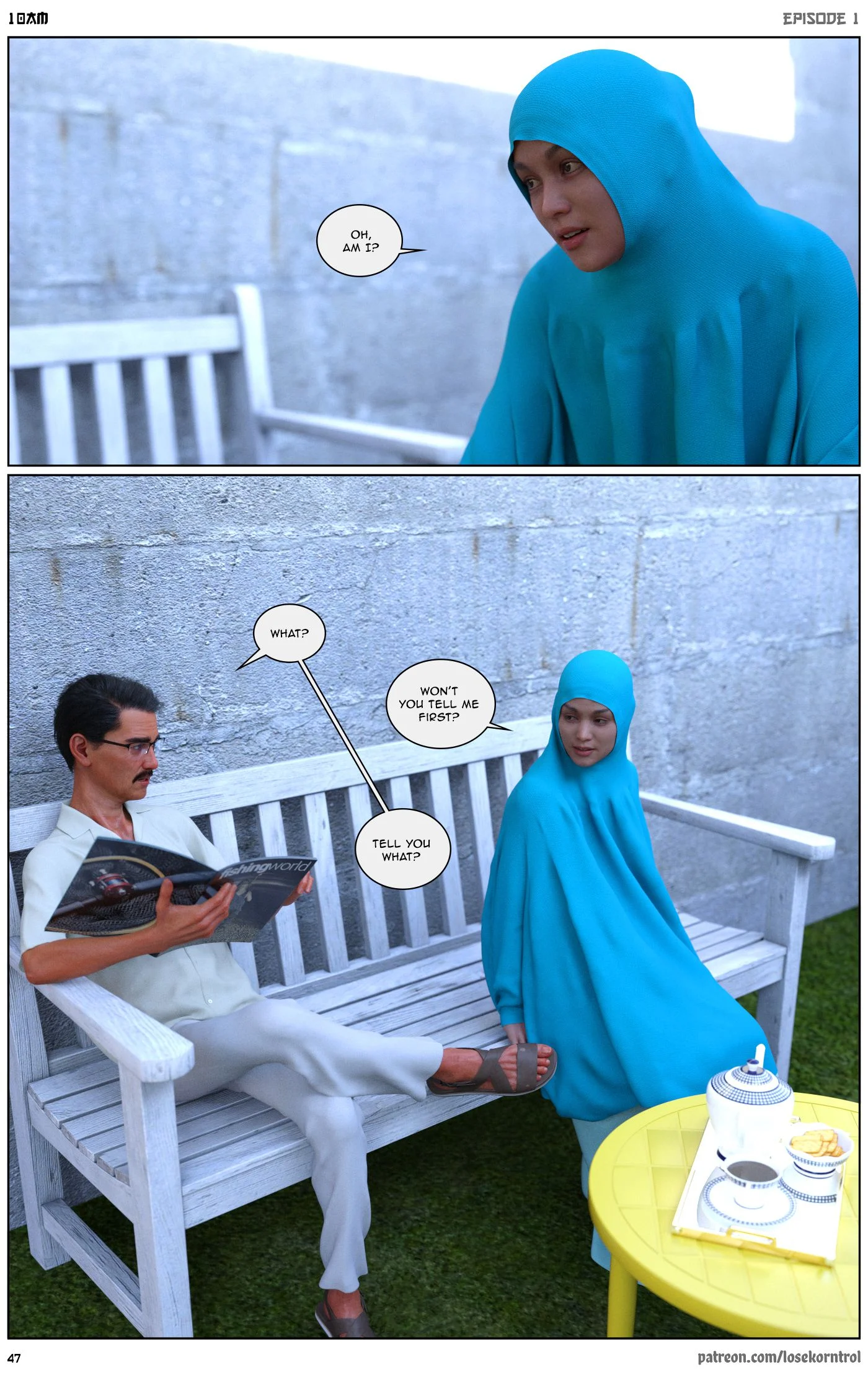 10 AM [LoseKorntrol, Hijab 3DX] - Chapter 1 — Page 48