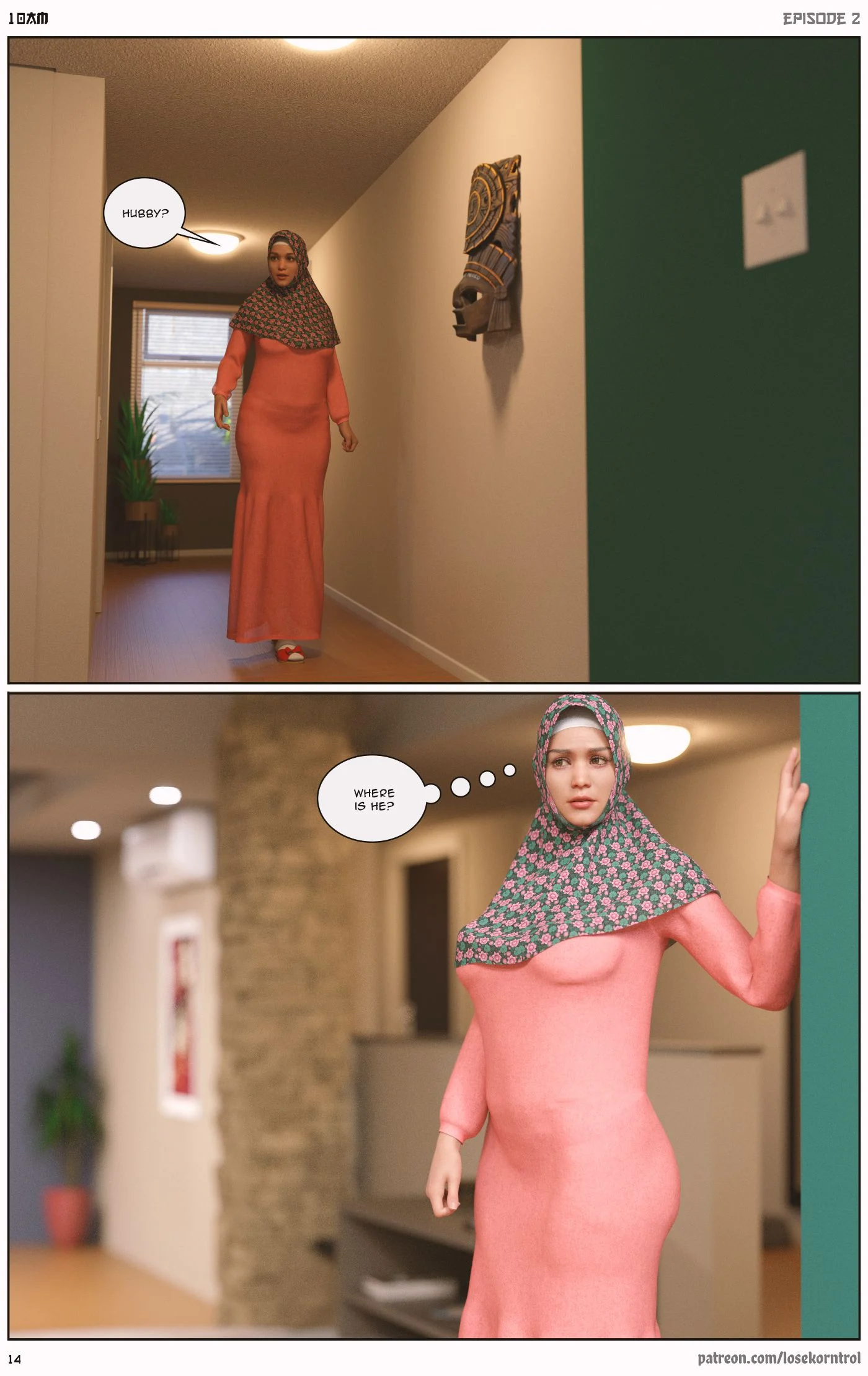 10 AM [LoseKorntrol, Hijab 3DX] - Chapter 2 — Page 14
