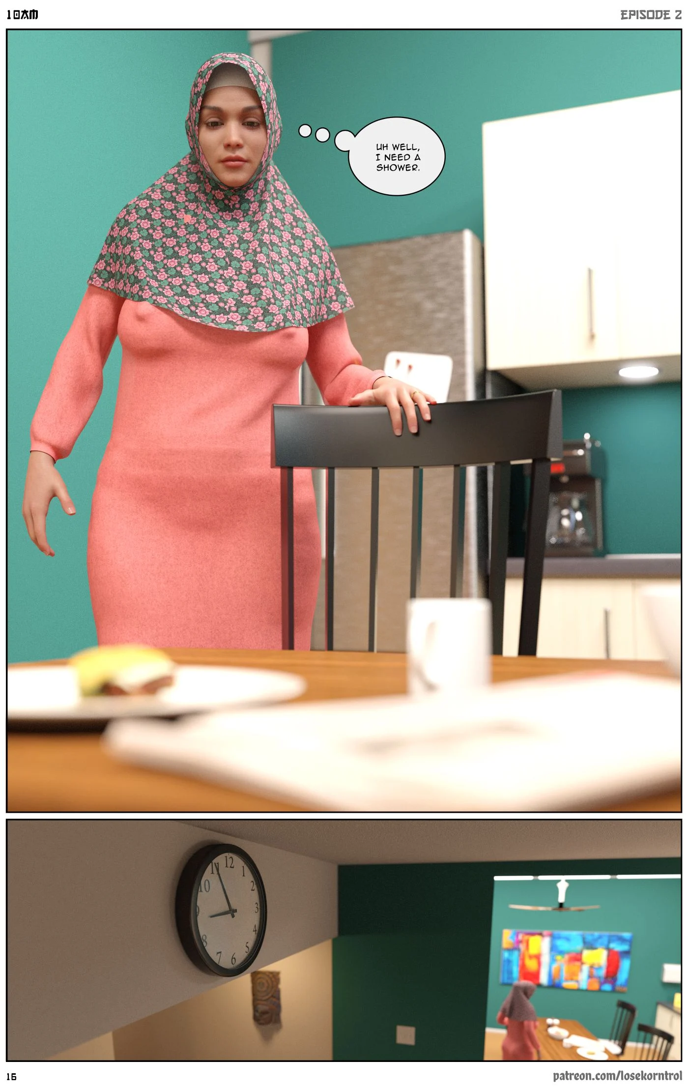 10 AM [LoseKorntrol, Hijab 3DX] - Chapter 2 — Page 16