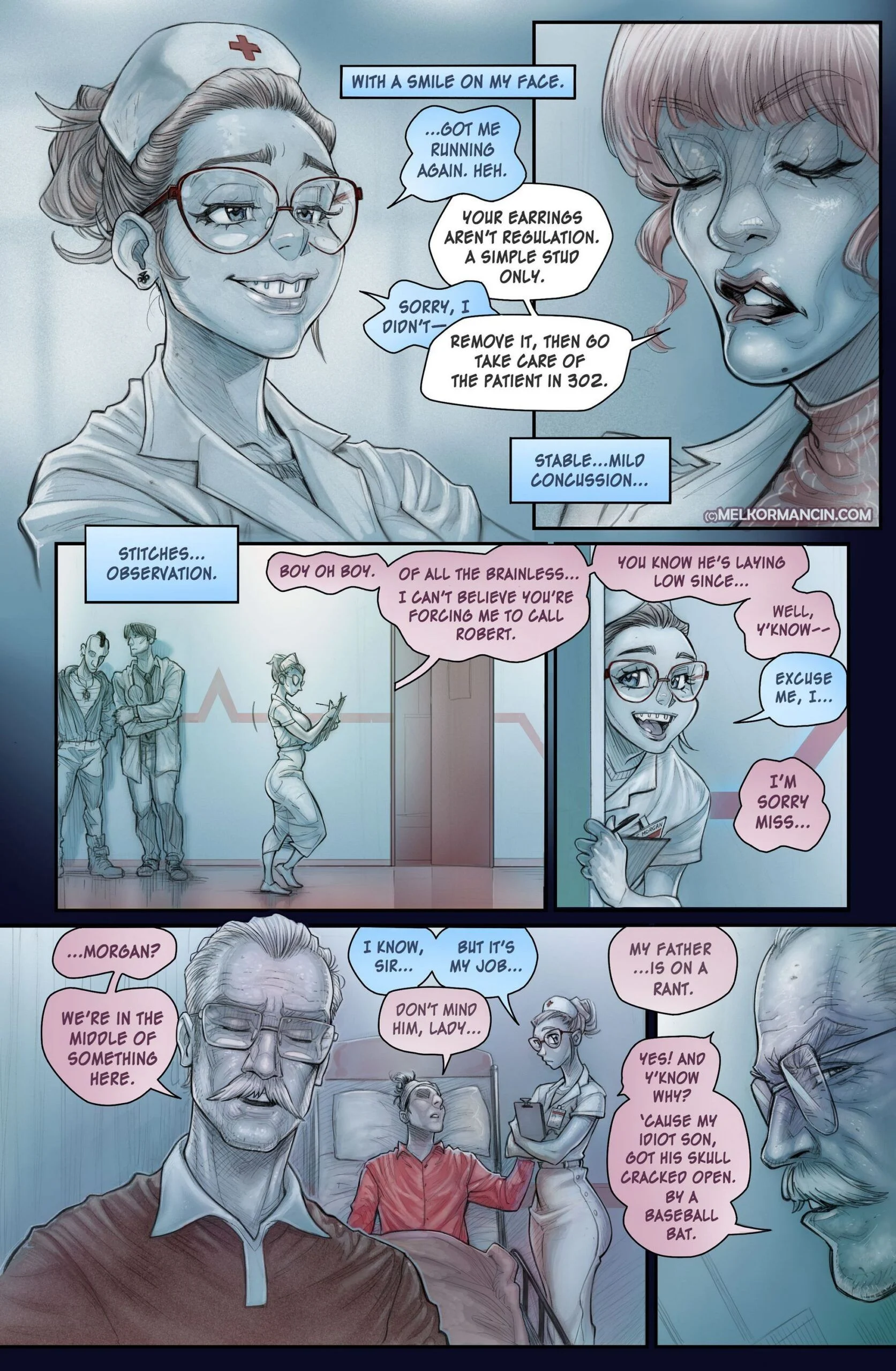 Nurse Morgan [Romulo Melkor Mancin] - Chapter 1 — Page 4